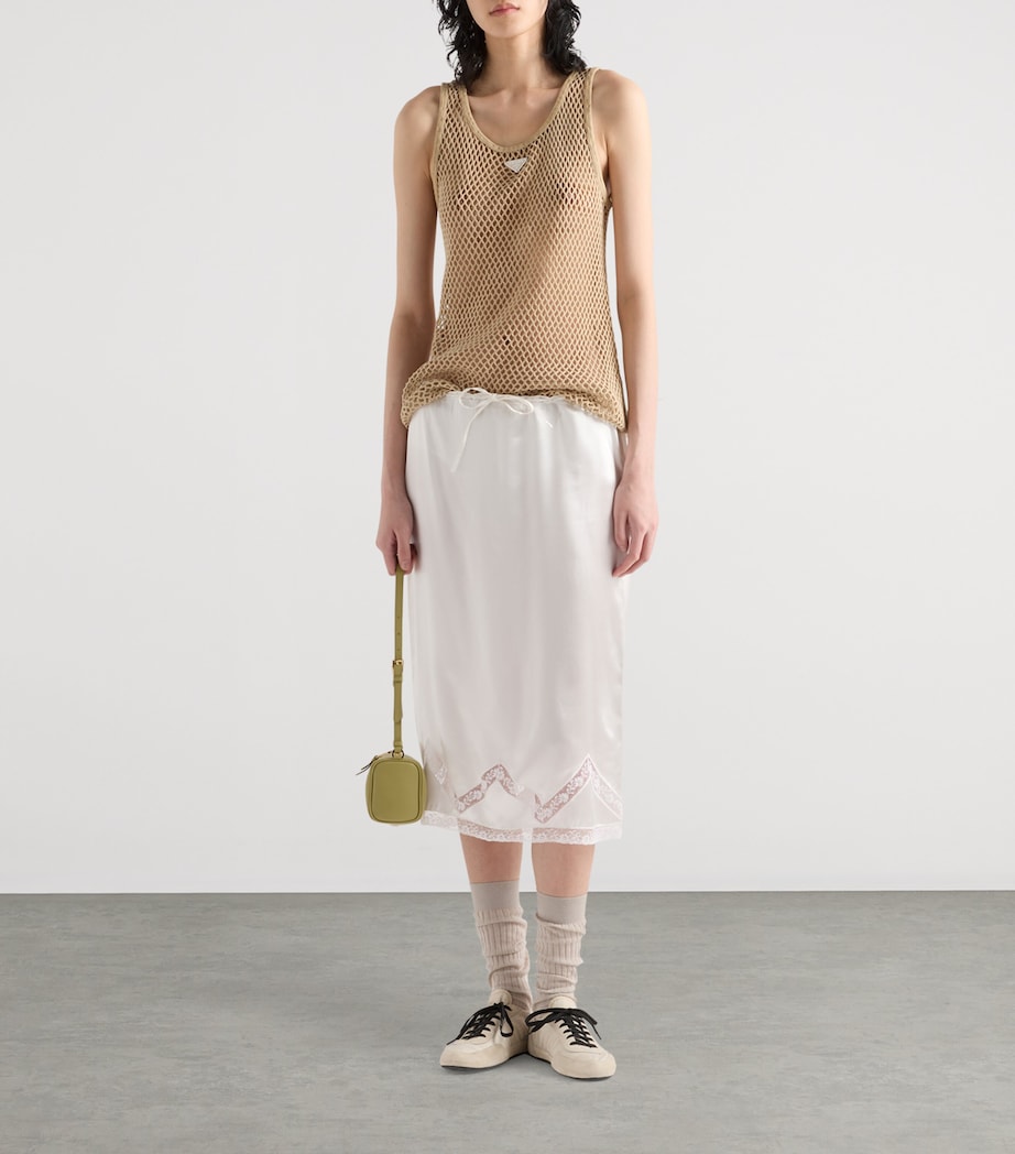 Cotton Mesh Tank Top F0065 Image 2