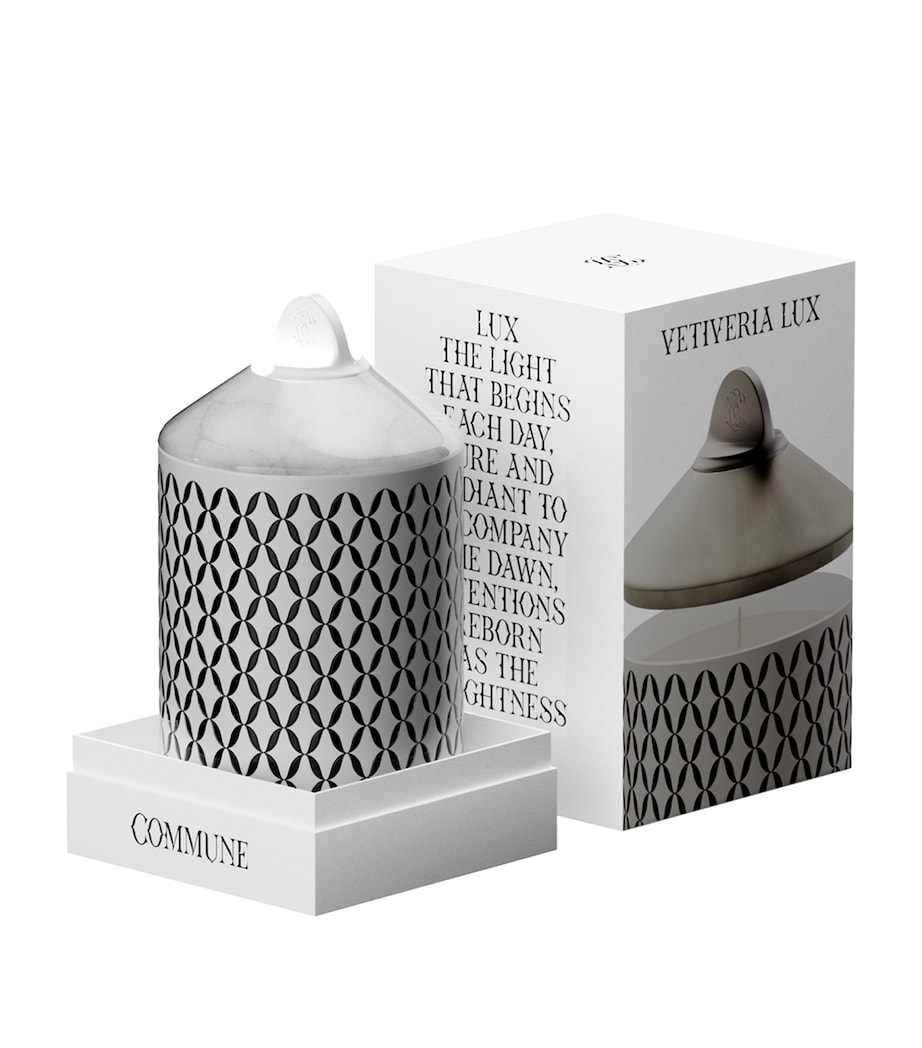 Vetiveria Lux Scented Candle with Cover NO COLOUR Image 4