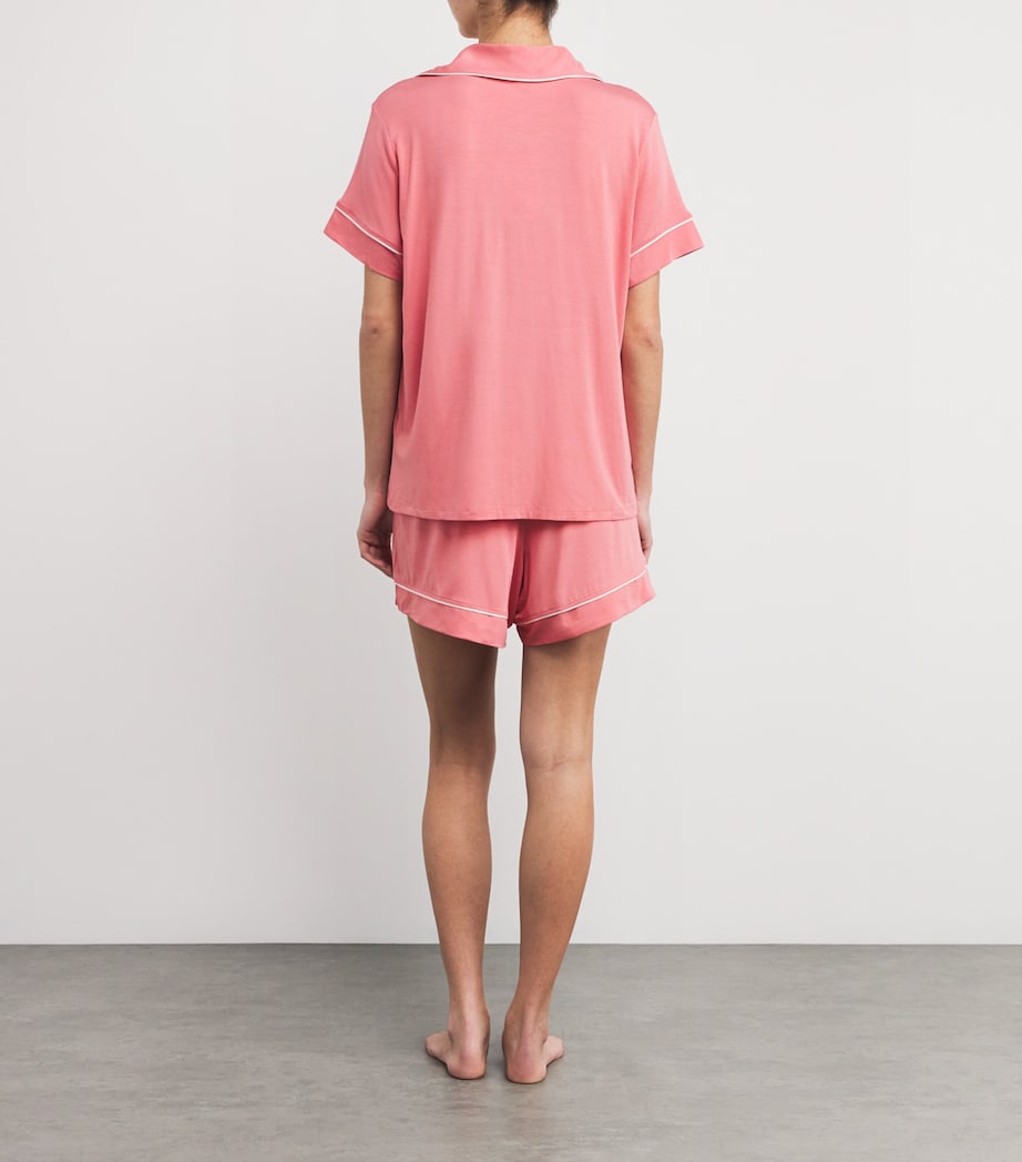 Gisele Short Pyjama Set SK/IV SUNKISSD CORAL Image 3