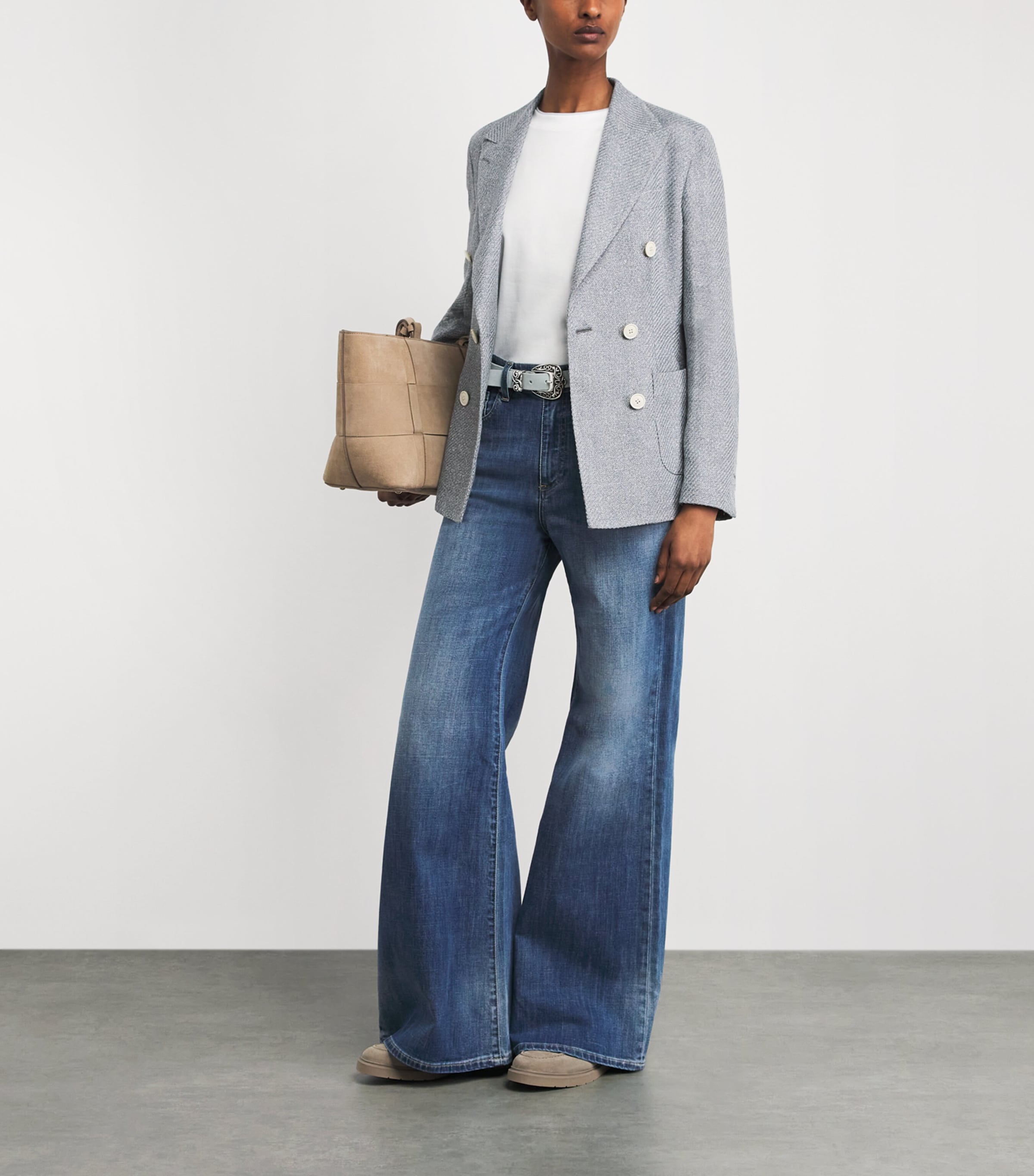 Eleventy Womens Flared Jeans Blu Image 2