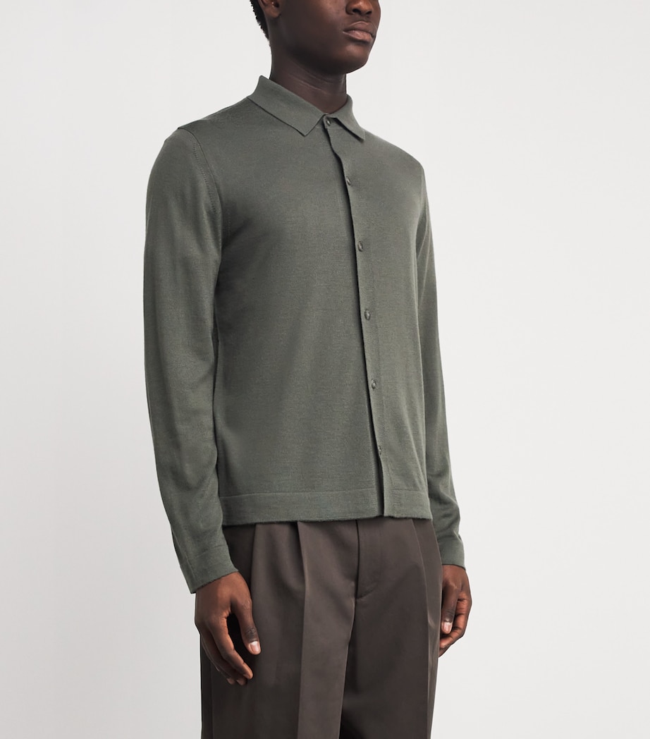 Wool-Cashmere Shirt 966SYC SYCAMORE Image 3