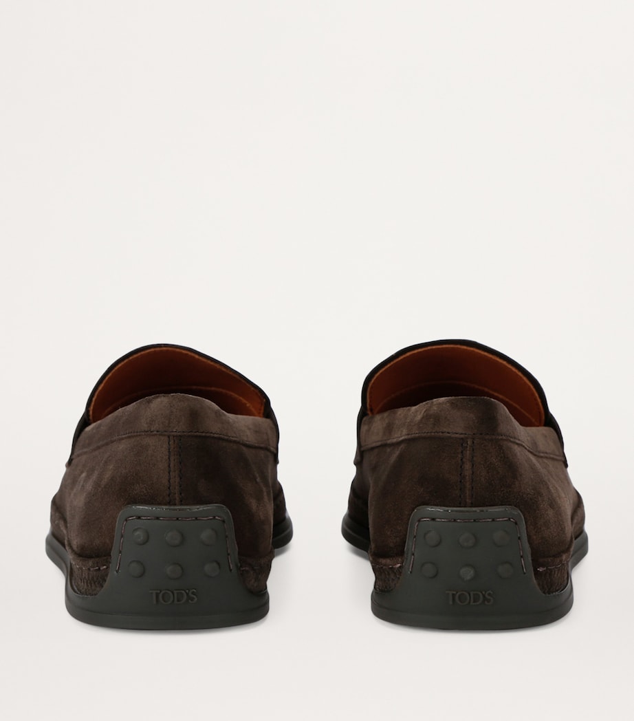 Leather Gomma Penny Loafers BROWN Image 2
