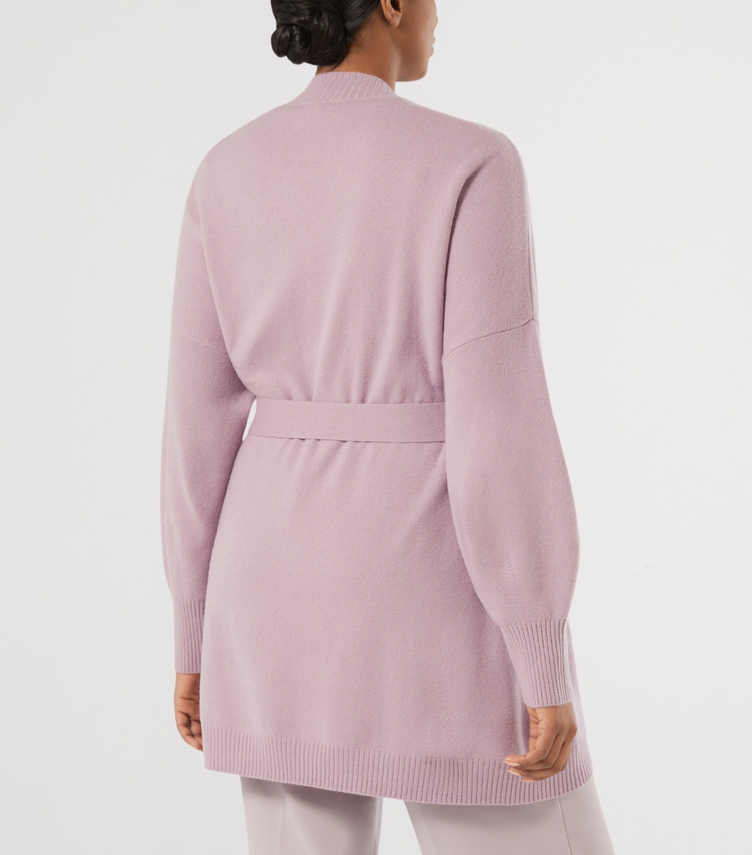 Marina Rinaldi Womens Cashmere Cardigan Lilac Image 3