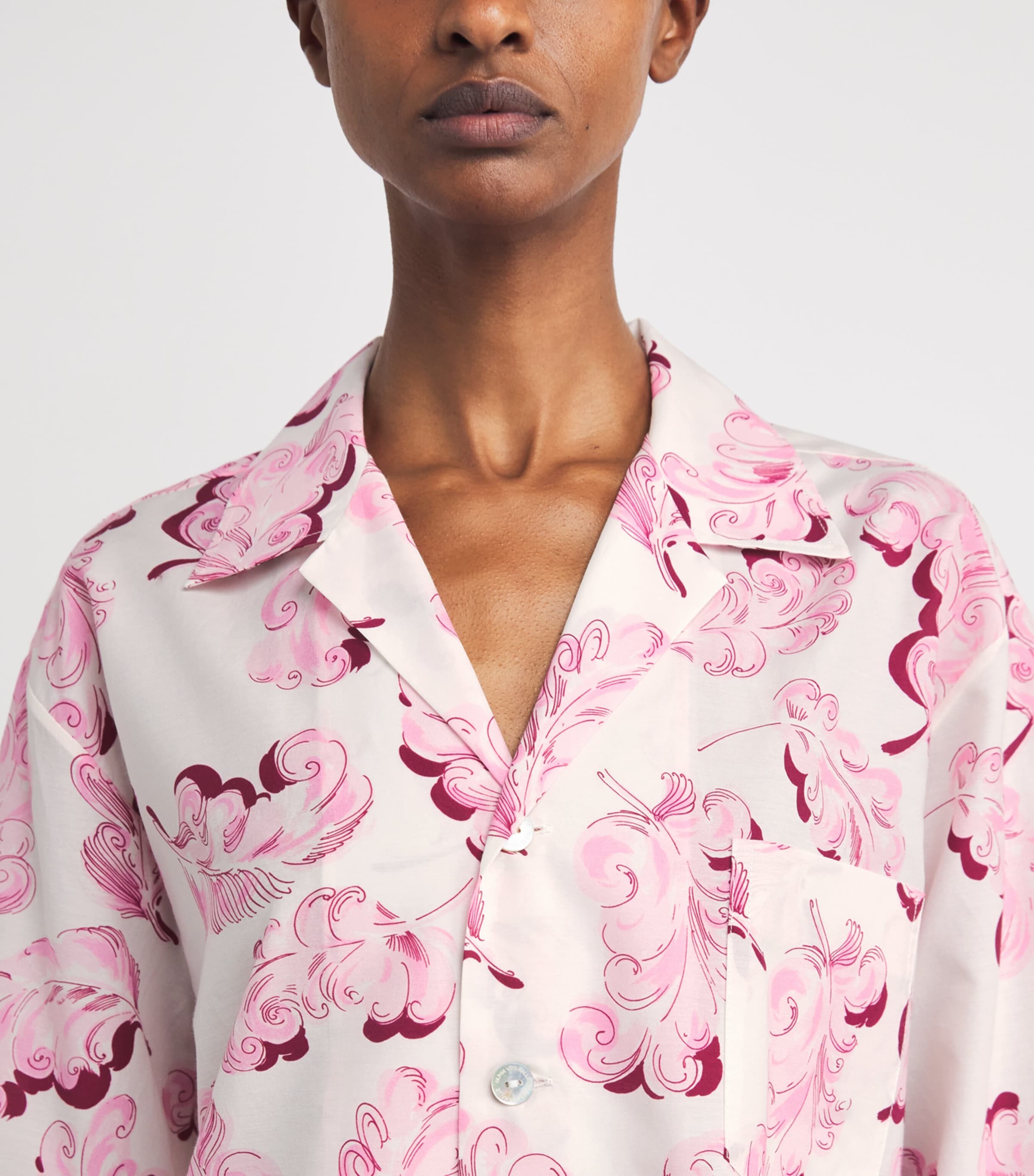 Cotton-Silk Plume Casablanca Pyjama Set 26 PLUME Image 4