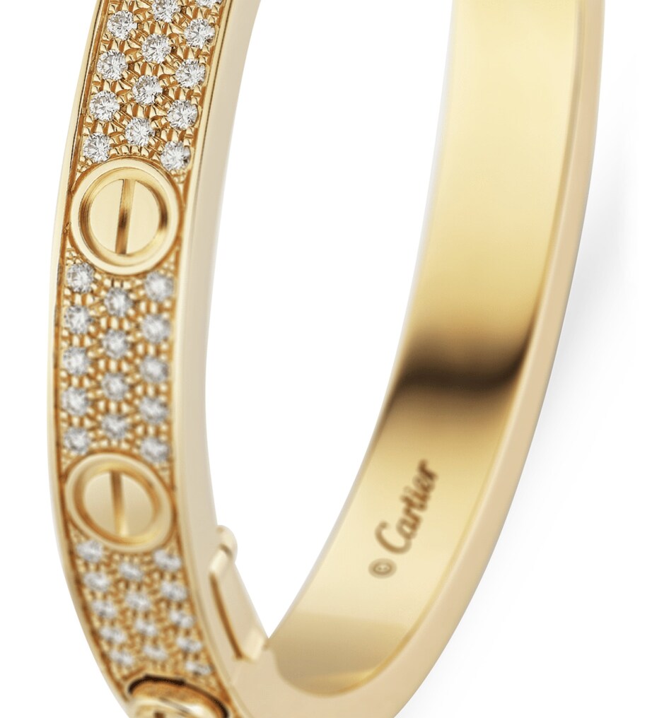 Cartier LOVE Classic Yellow Gold Diamond-Paved Bracelet Yellow Gold Image 6