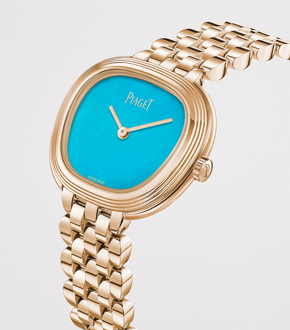 Rose Gold and Turquoise Sixtie Watch 29mm ROSE GOLD Image 5