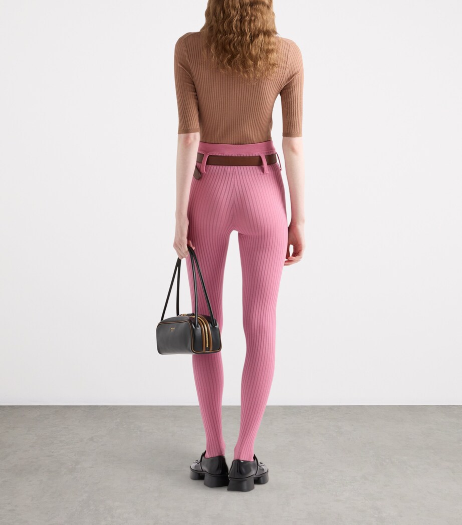 Cotton Ribbed Polo Shirt F0040 Image 4