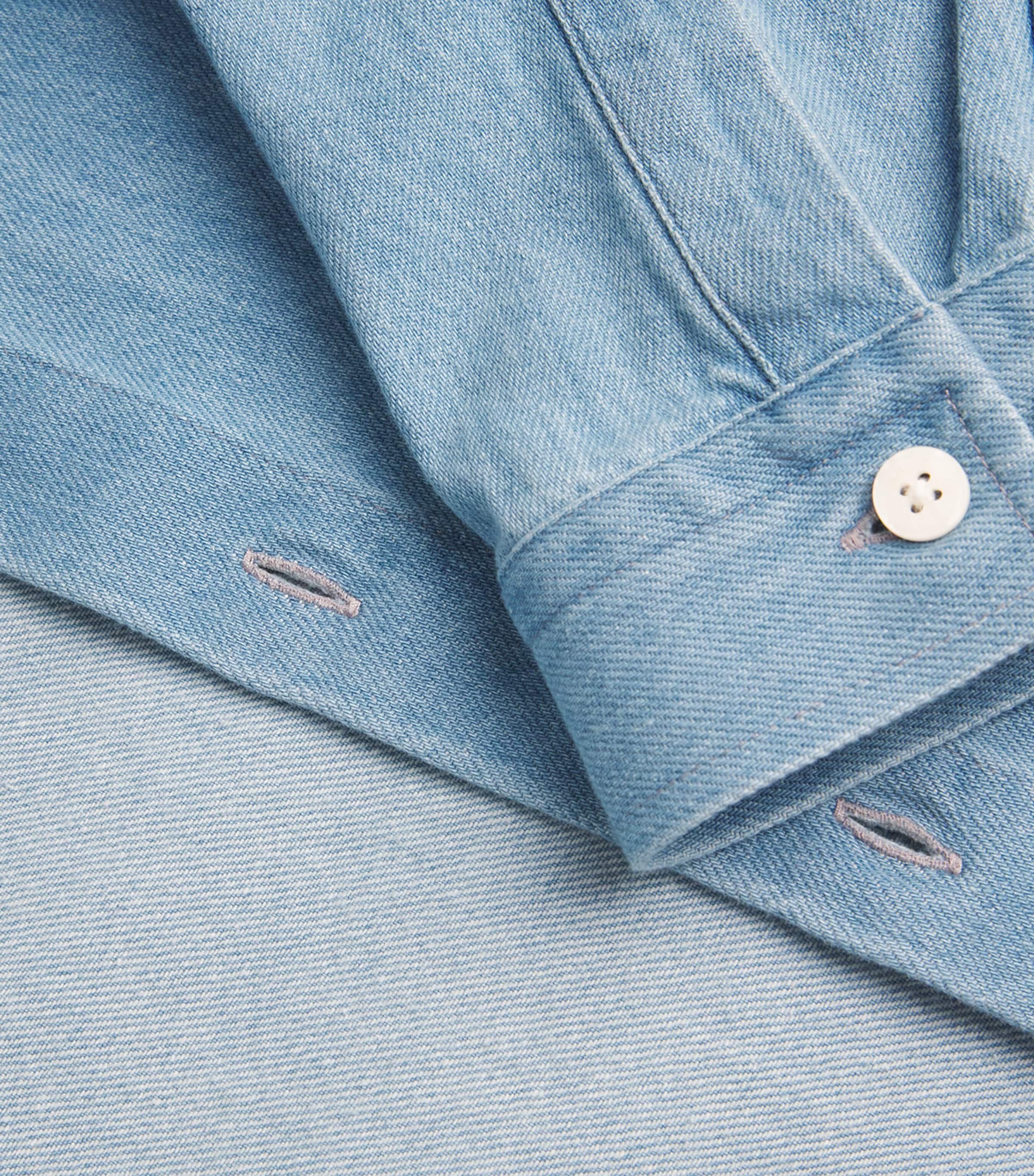 Denim Relaxed Casper Overshirt BLUE DENIM Image 5