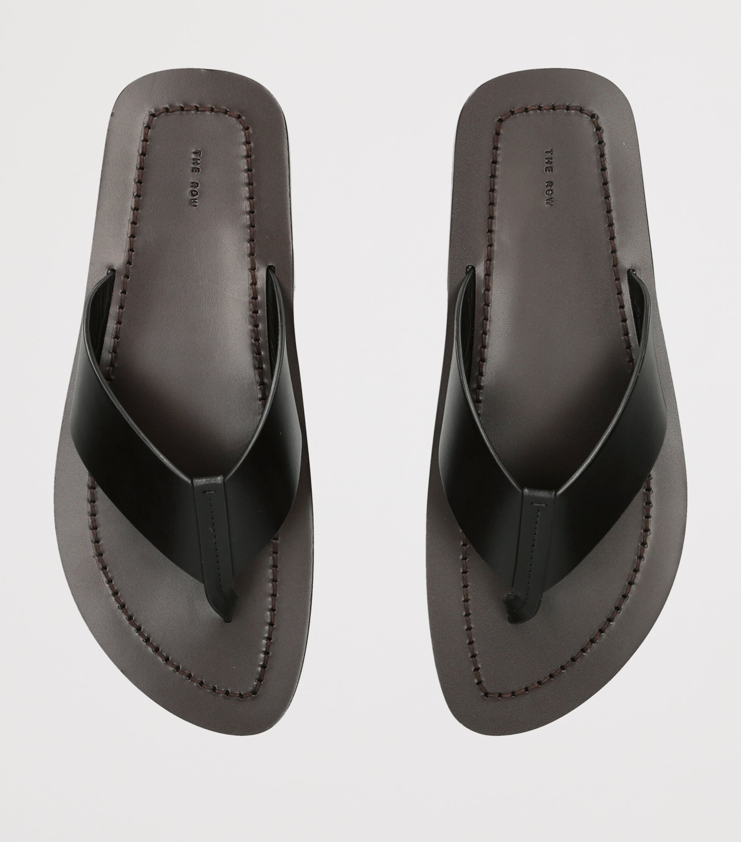 the-row-black-dan-leather-flip-flops-harrods-us