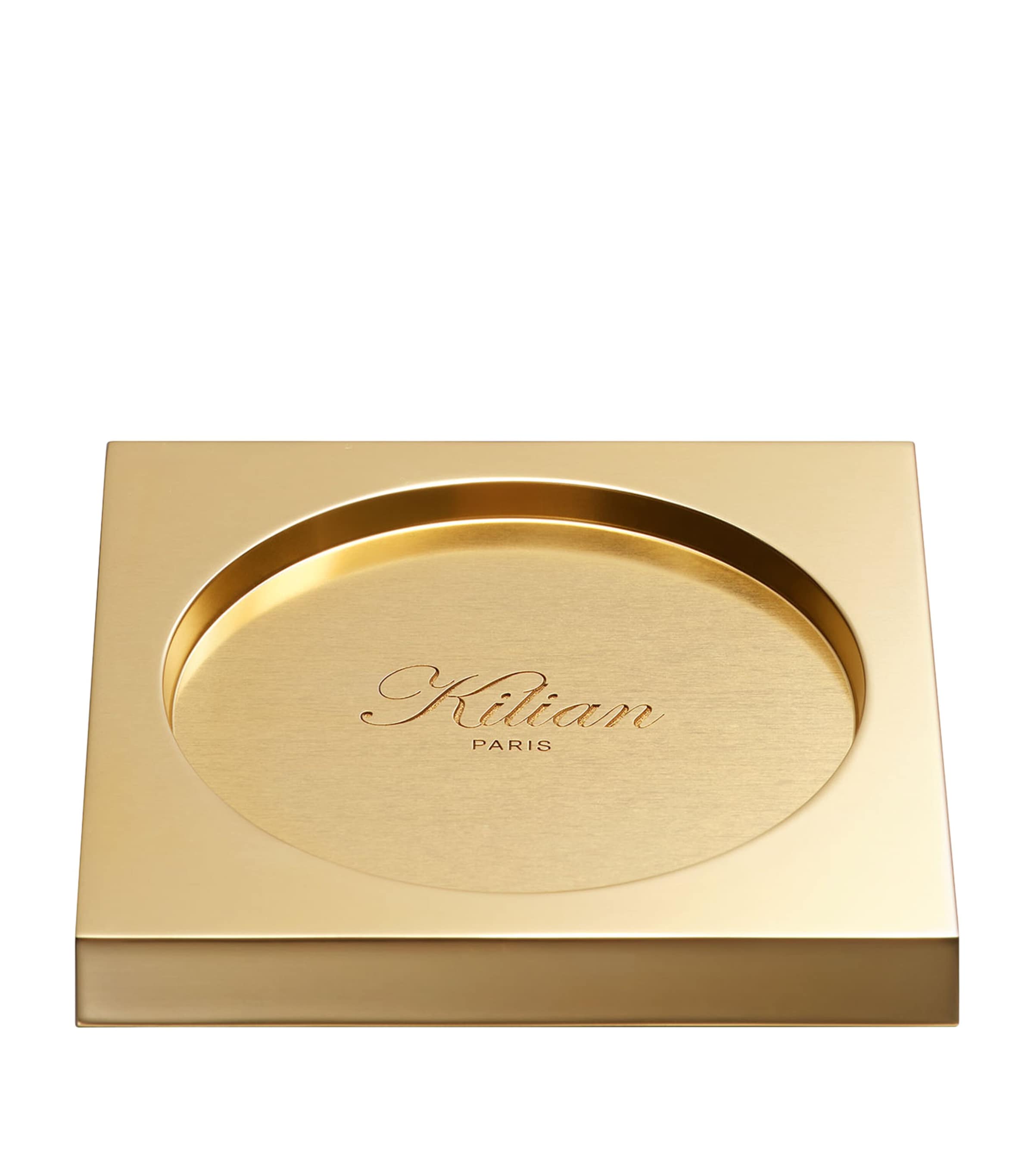 Kilian Large Pillar Candle Stand In Gold