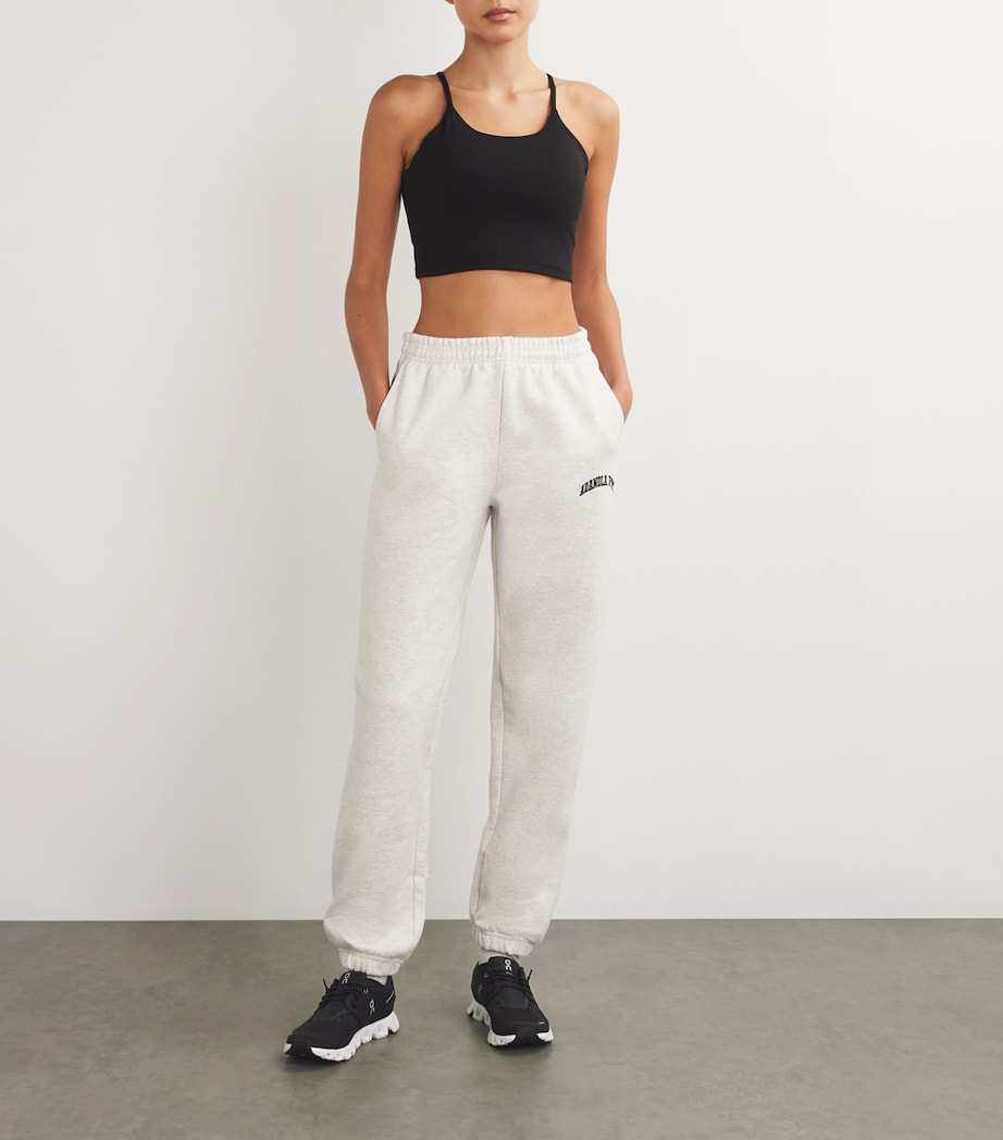 Organic Cotton AS Sweatpants LIGHT GREY MELANGE Image 2