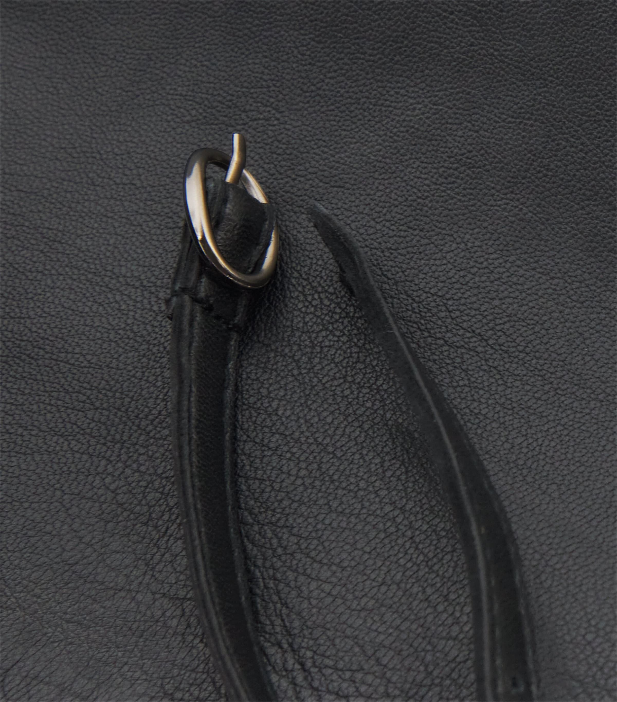 Lambskin Square-Neck Camisole BLACK Image 5