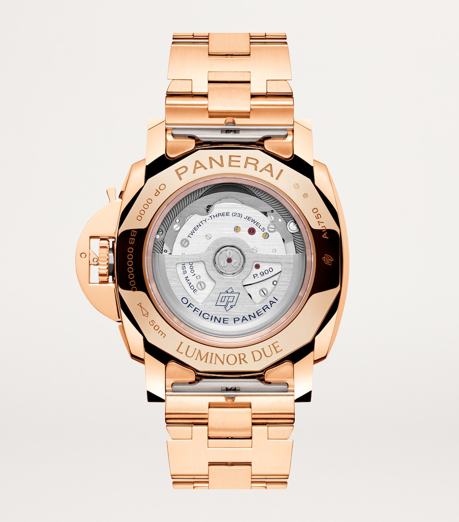 Rose Gold Luminor Due TuttoOro Watch 42mm BLACK Image 2