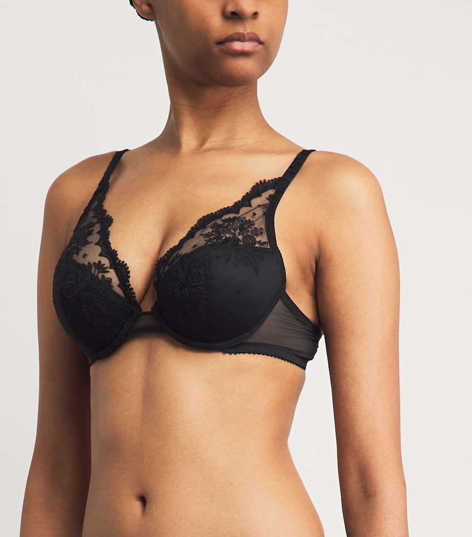 Wacoal Womens Abéllia Underwire Bra Black Image 2