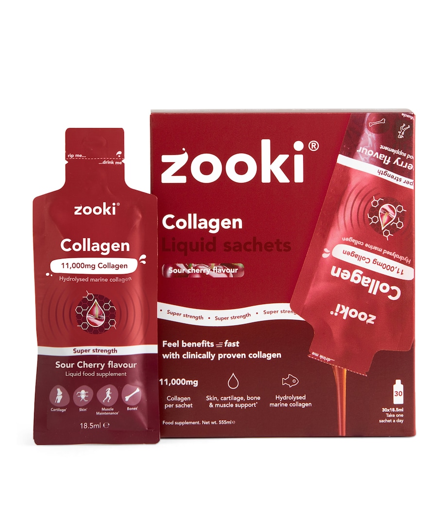 Liposomal Super Strength Marine Collagen 11000mg Liquid Sachets (Pack of 30) NO COLOUR Image 2