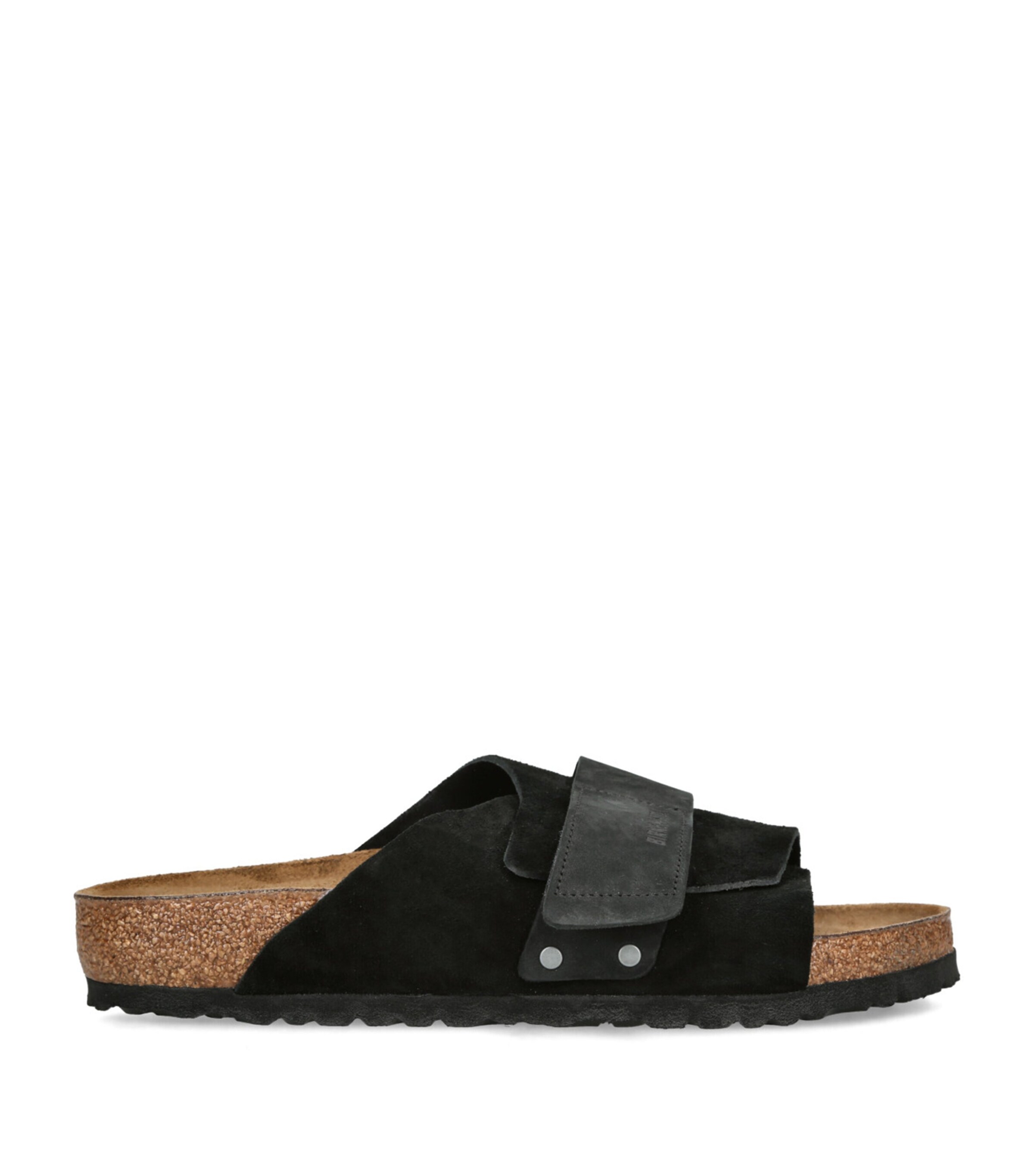 Birkenstock Black Suede Kyoto Sandals | Harrods UK