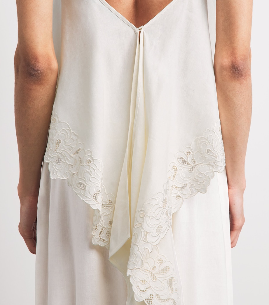 CAMILLA AND MARC Womens Lace-Trim Chara Cami Top Cream Mcrm Image 3