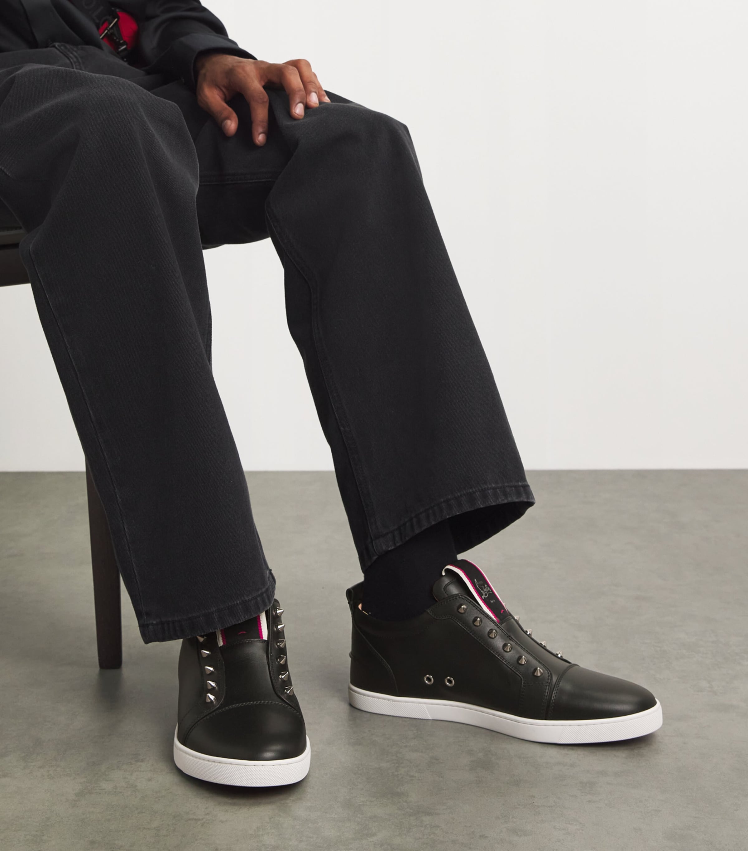 F.A.V Fiquea Vontade Leather Sneakers BK01 Image 2