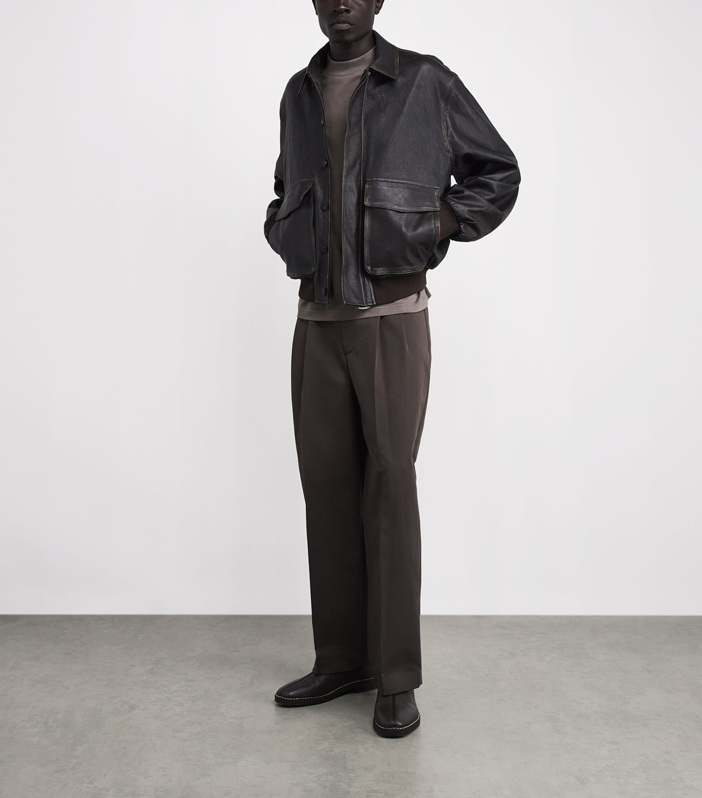 Cotton Boxy T-Shirt GREY Image 2