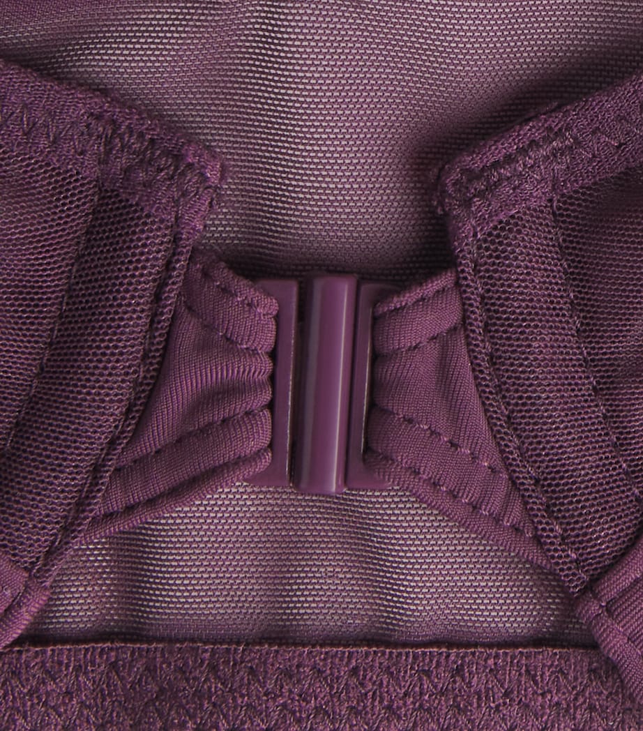 Sheer Opaque High Apex Bra 849 AUBERGINE Image 4
