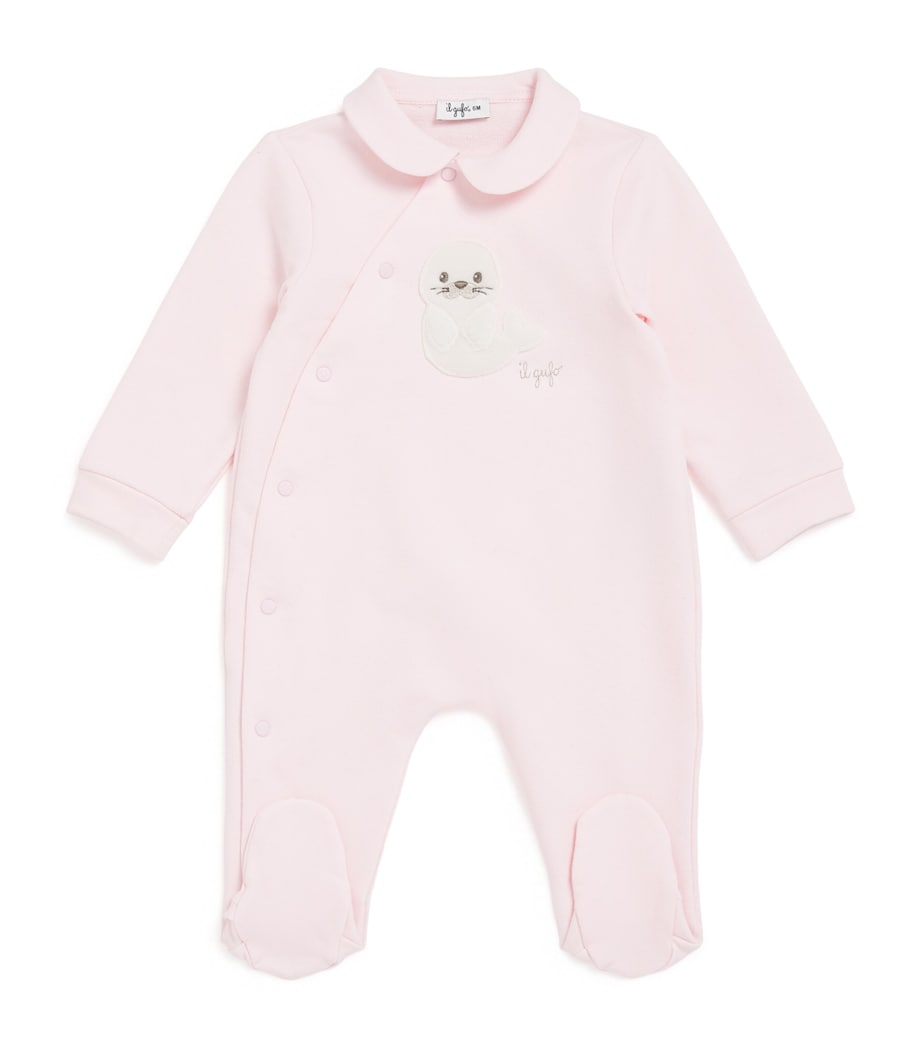 Stretch-Cotton All-In-One (1-12 Months) 303PINK Image 1
