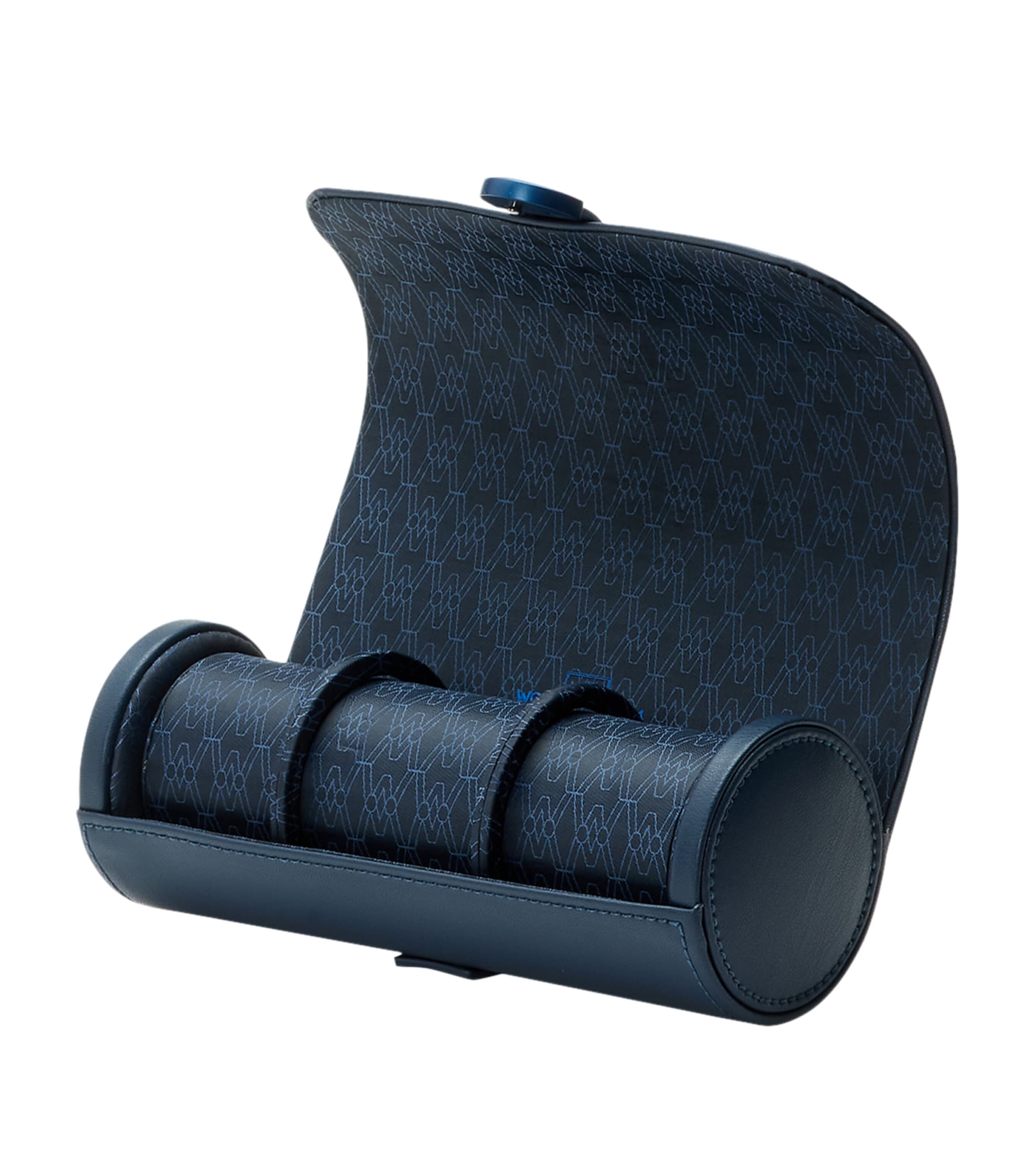 WOLF Vegan Earth Triple Watch Roll Midnight Blue Image 3
