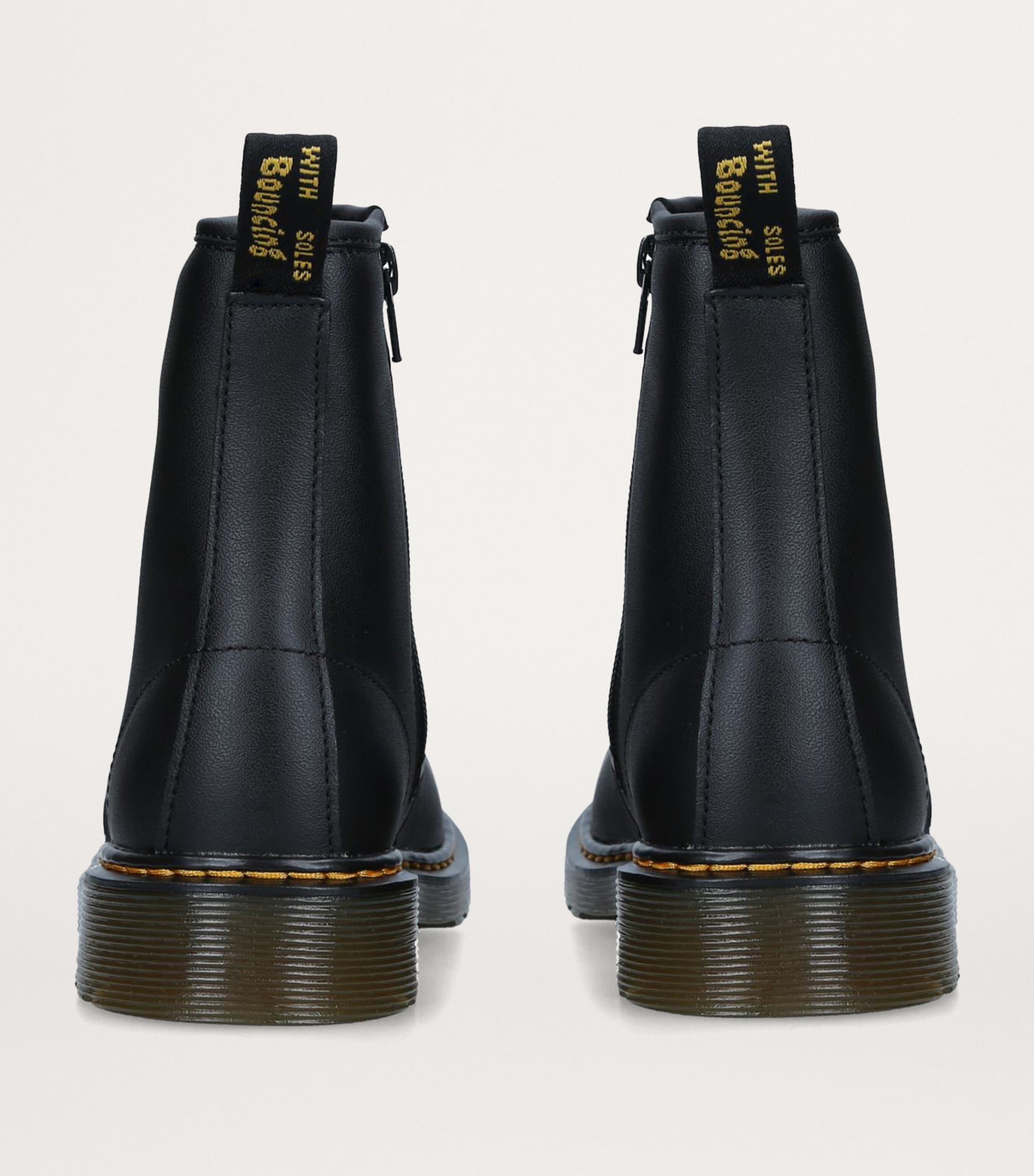 Leather 1460 8-Eye Boots BLACK Image 3