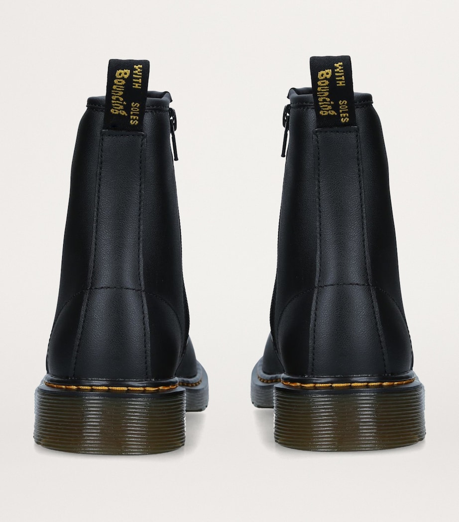 Leather 1460 8-Eye Boots BLACK Image 3