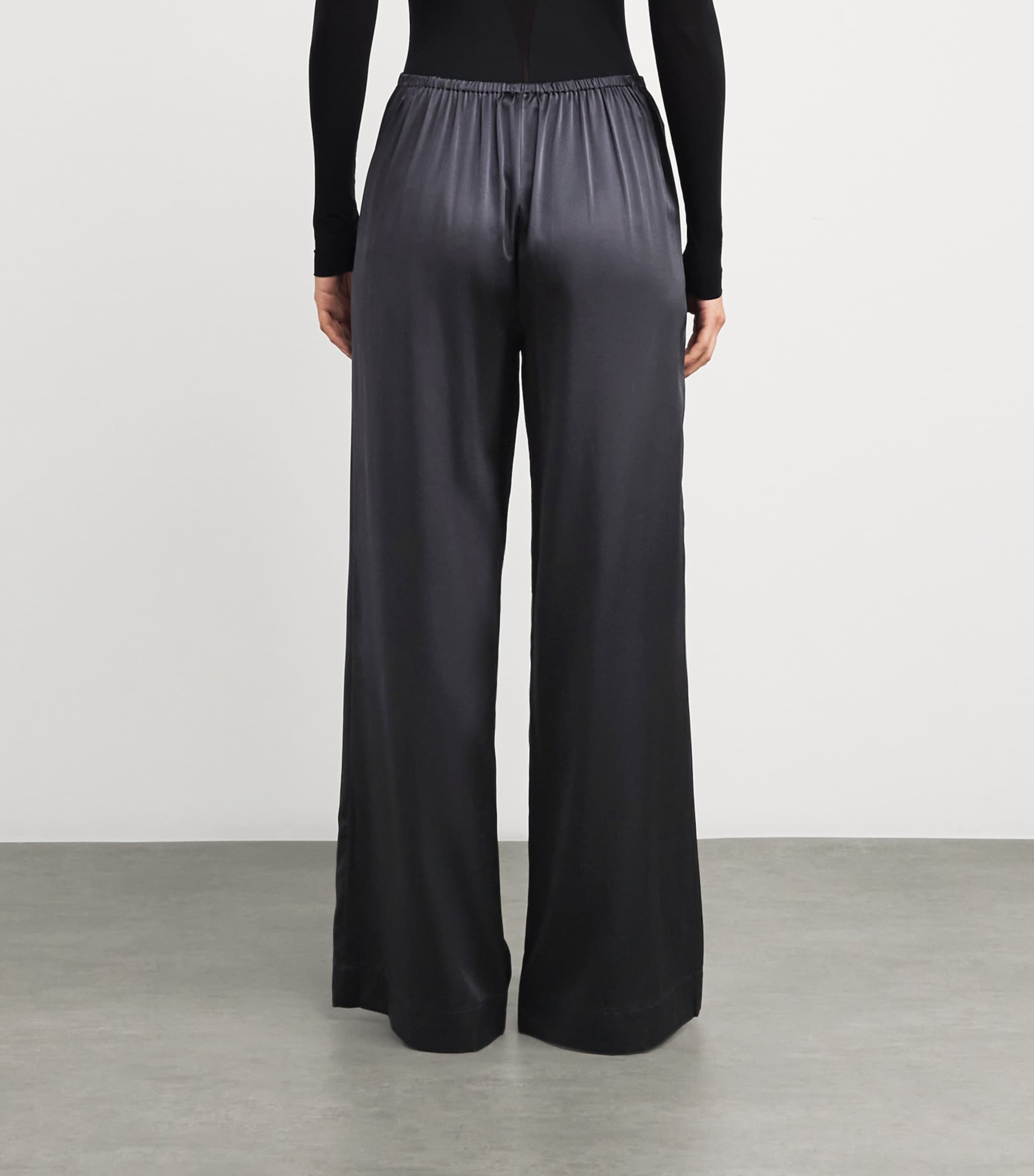 Silk-Blend Stroll Trousers NOCTURNE Image 4