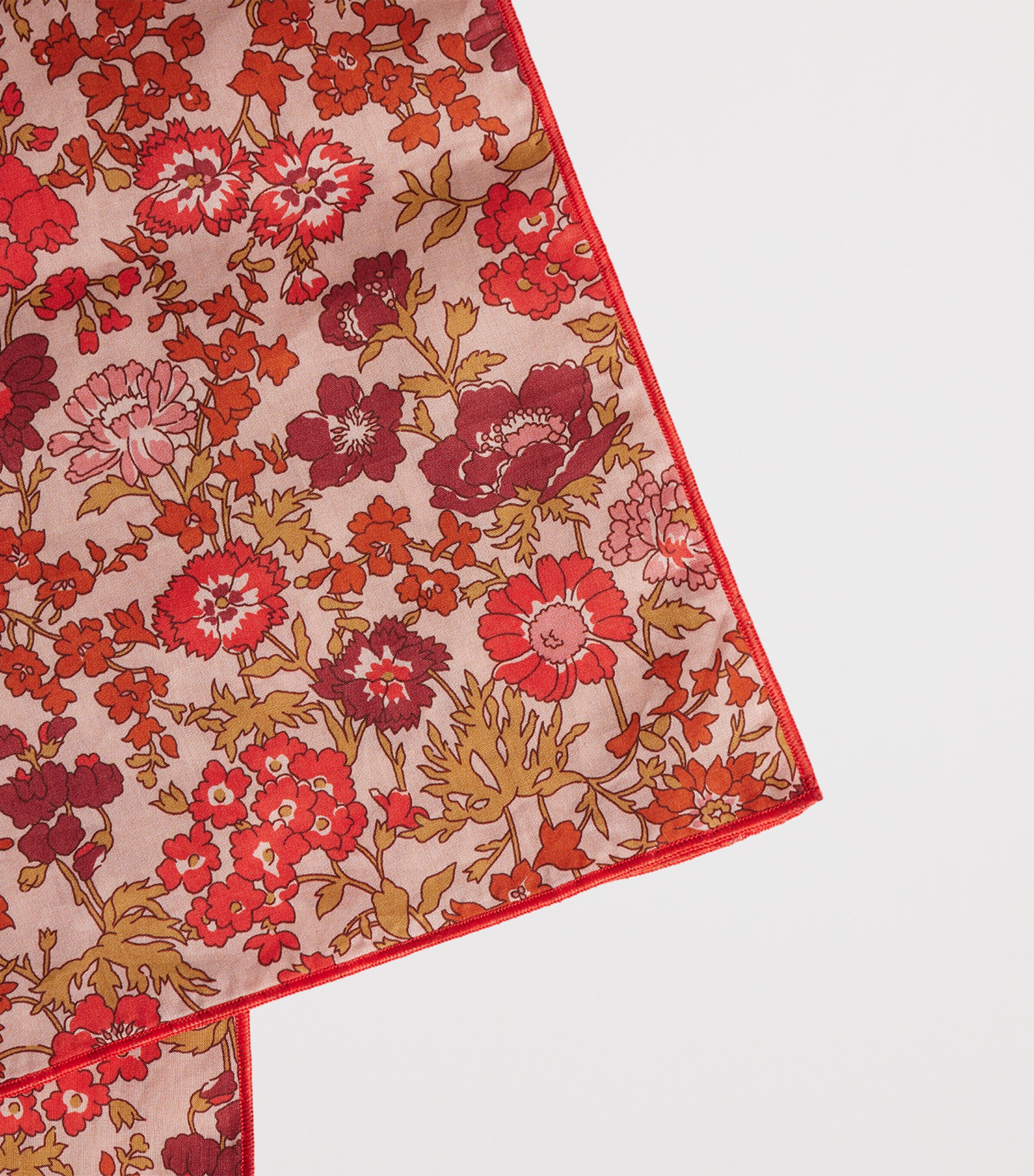 Bonpoint Cotton Floral Scarf Fleurs Rose Image 2