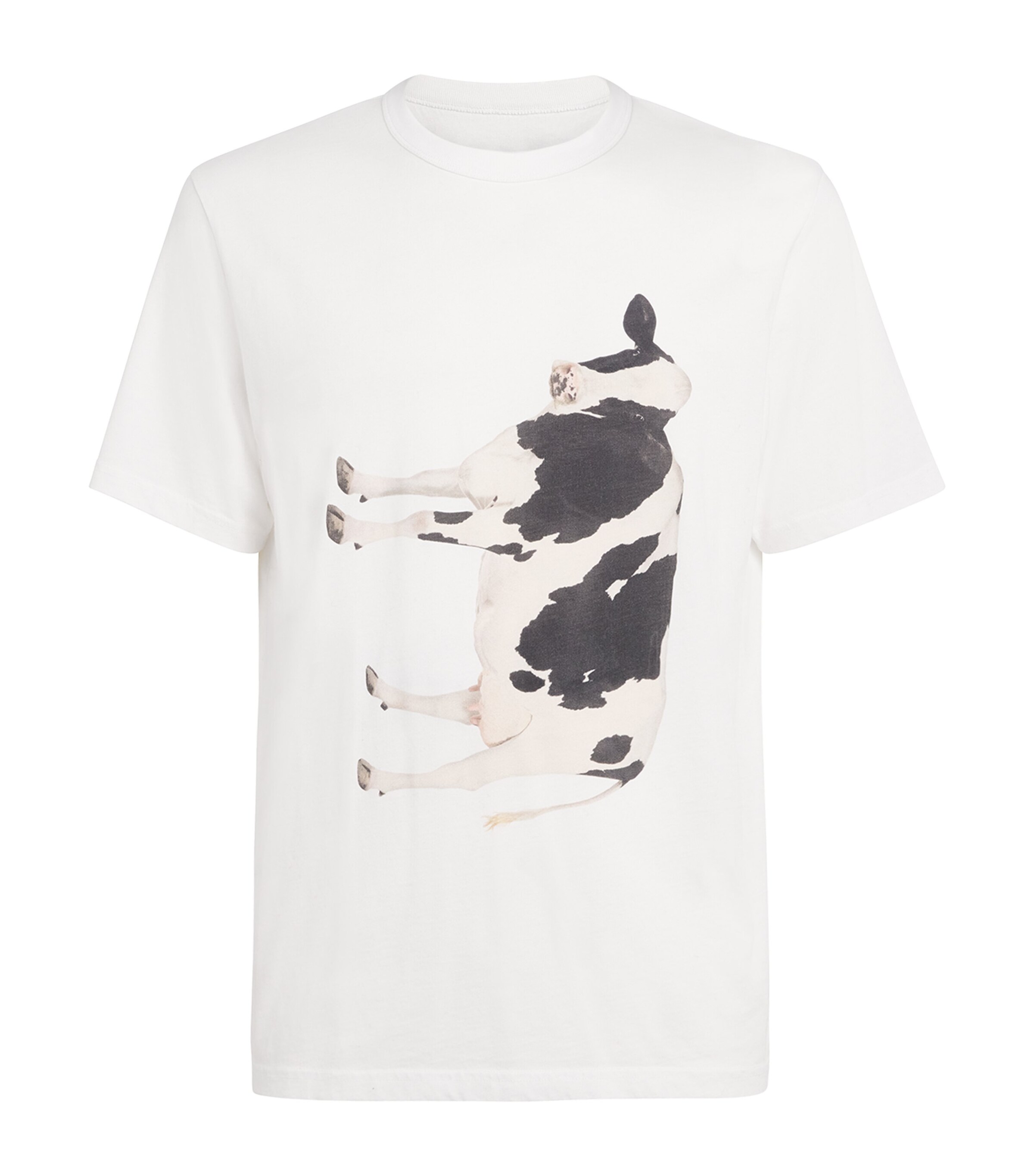 x Paul Smith Cotton Cow Print T-Shirt WHITE Image 1