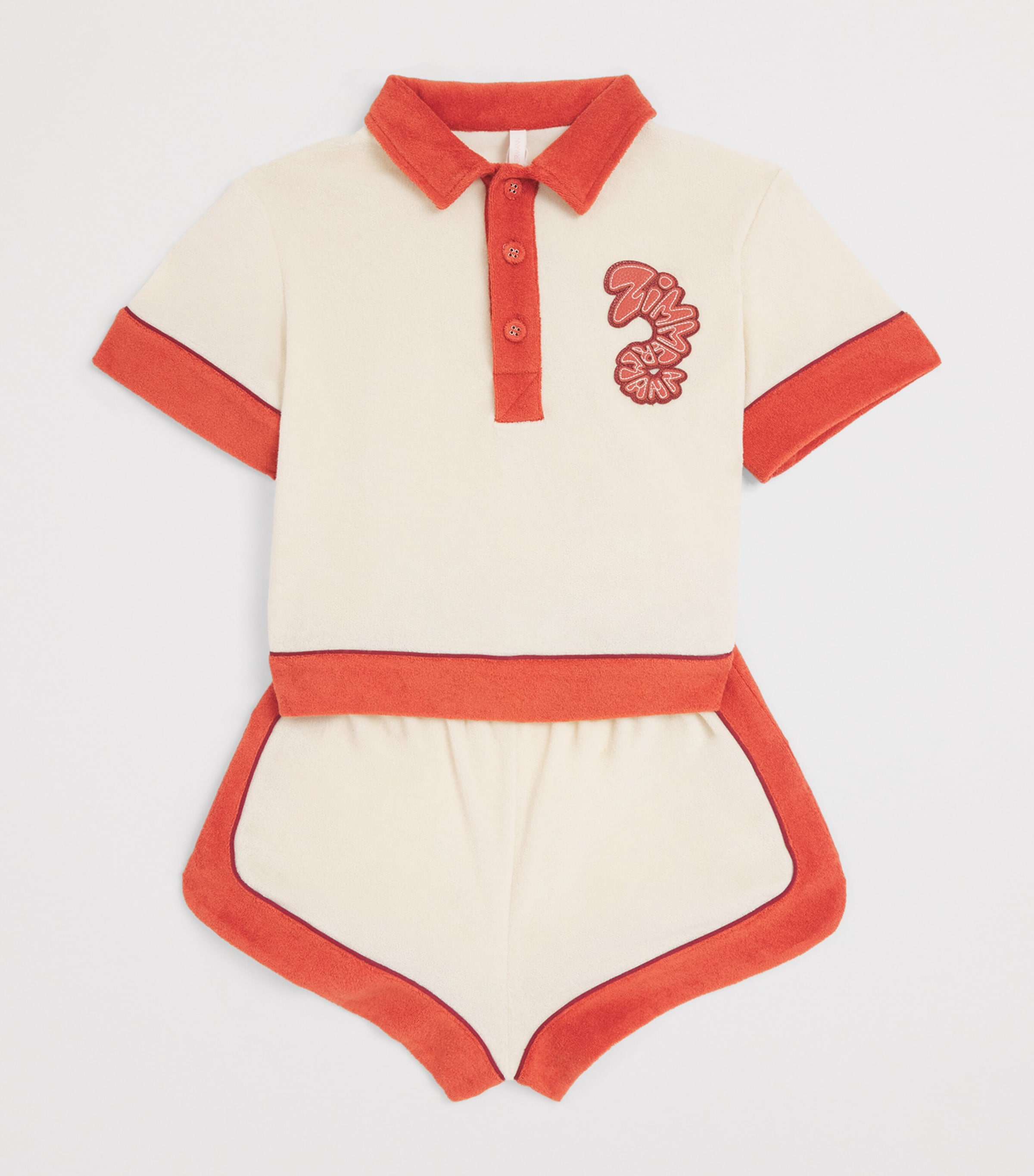 Zimmermann Kids Mahon Shorts (2-12 Years) Cream Image 3