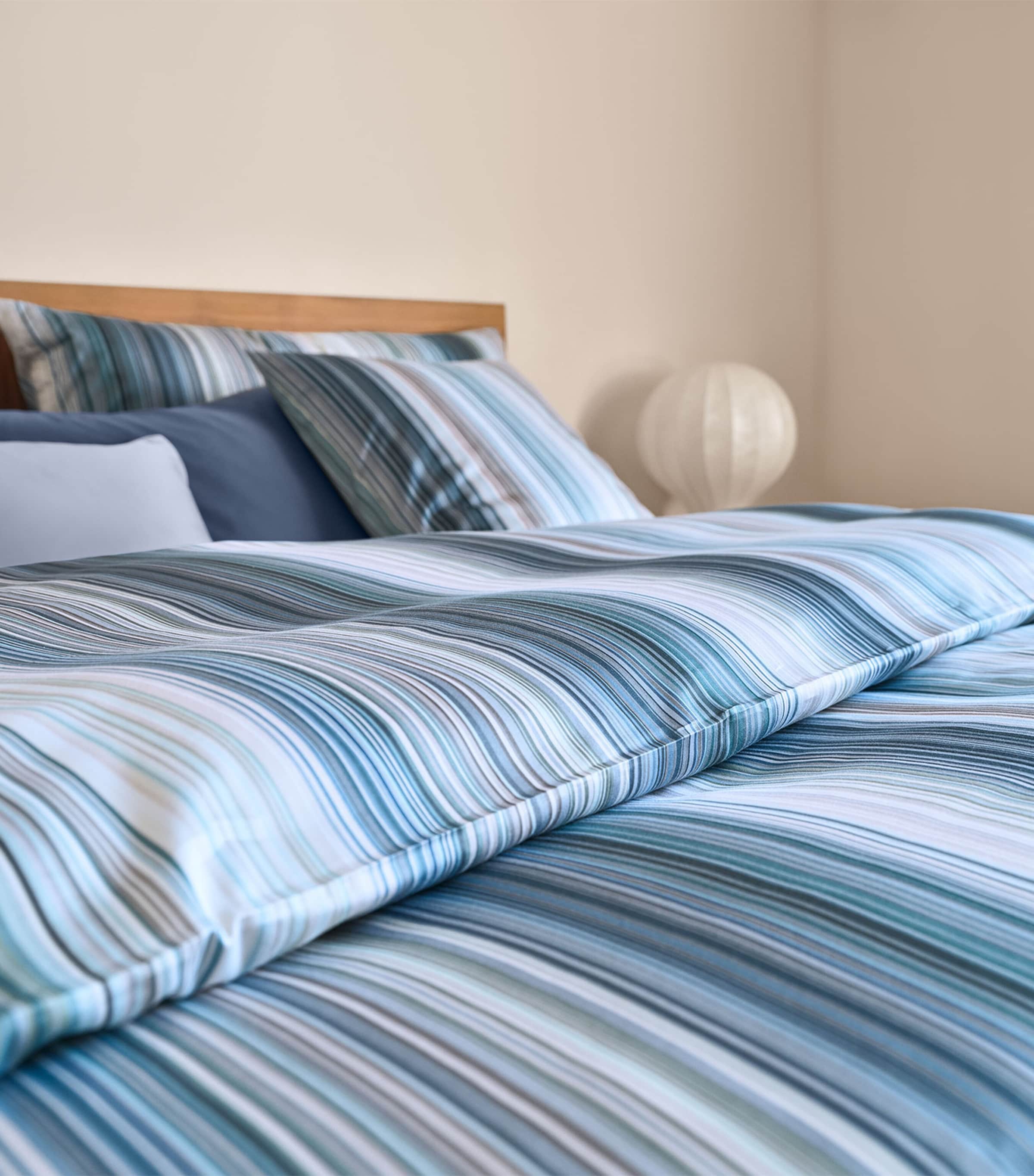 Schlossberg Cotton Stripe Loris Super King Duvet Cover (260cm x 220cm) Image 2