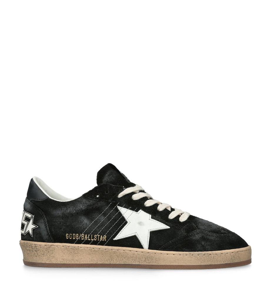 Suede Ball Star Sneakers BLACK Image 1