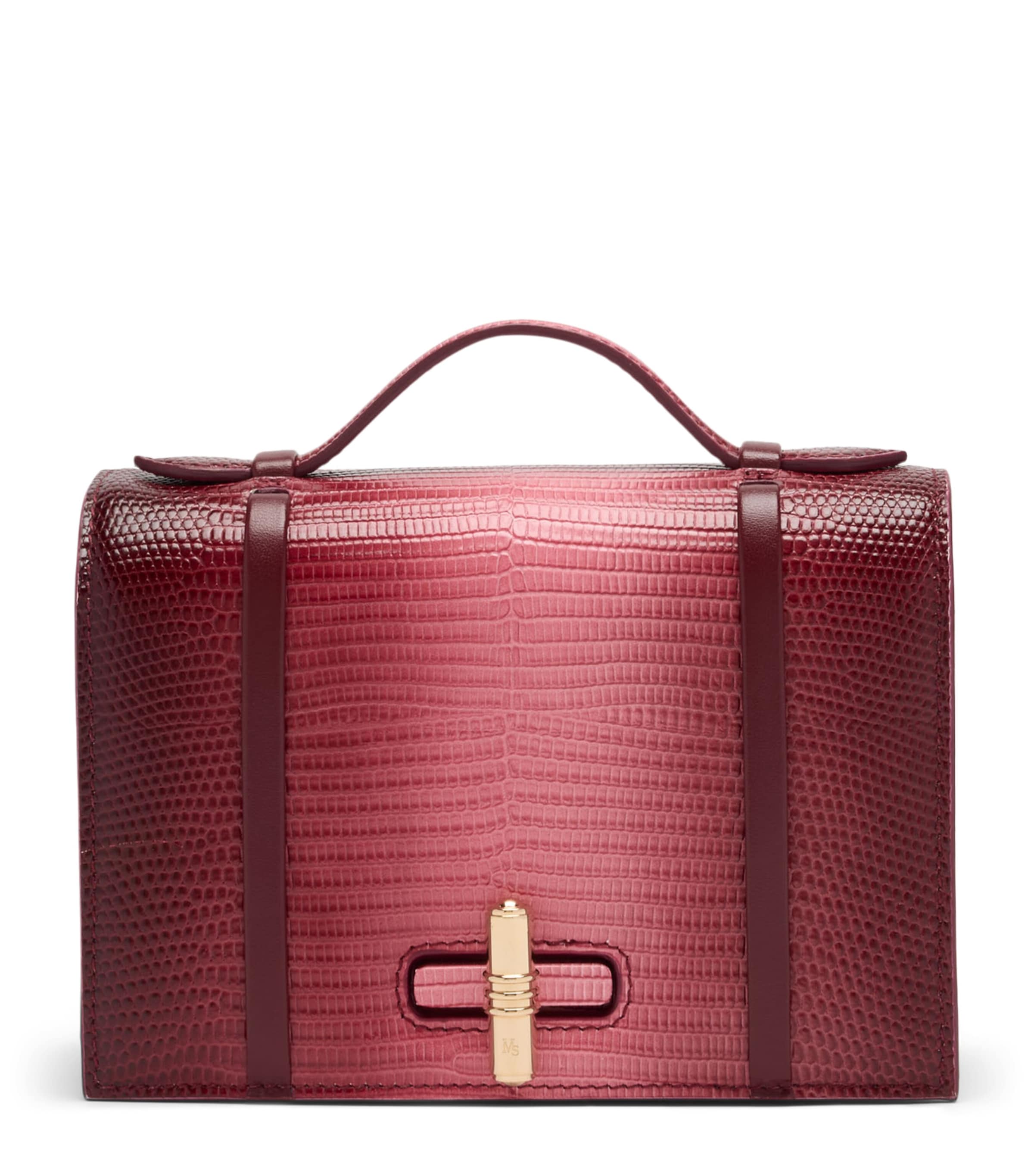 Malone Souliers Small Gradient Leather May Top-Handle Bag Rosewood Image 1