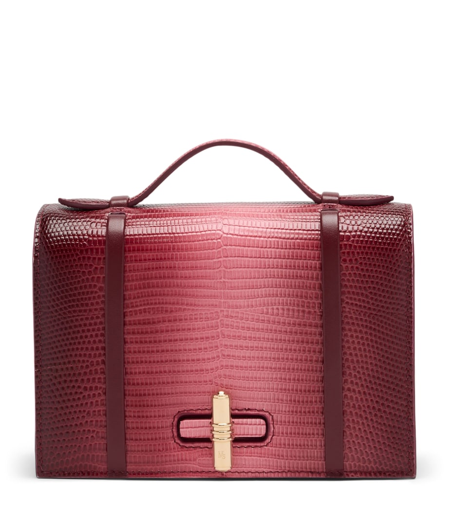Malone Souliers Small Gradient Leather May Top-Handle Bag Rosewood Image 1