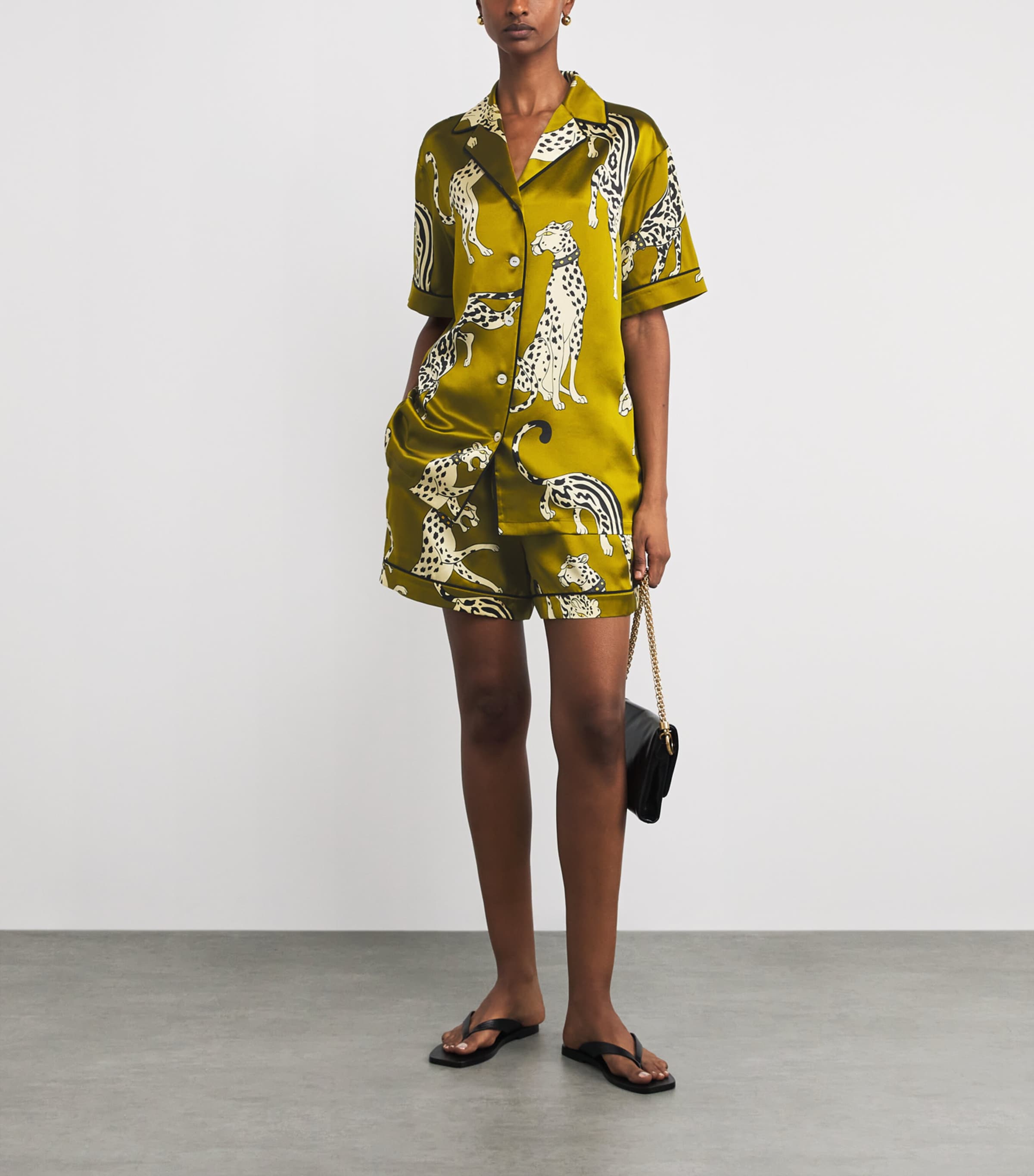 Silk Cheetah Ingo Pyjama Set CHANSON Image 5