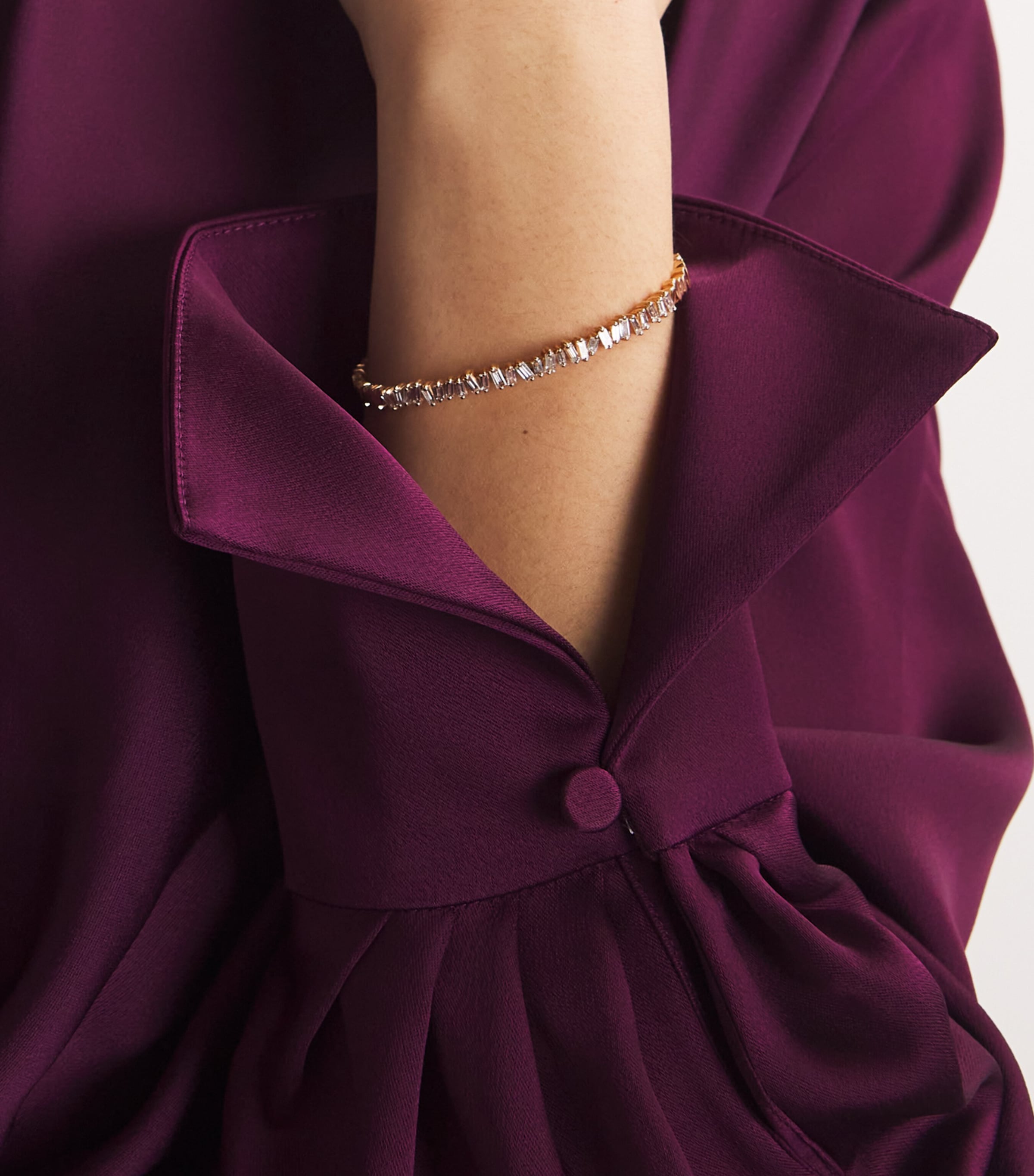 Rose Gold and Diamond Classic Bangle 18K RG/WD Image 2