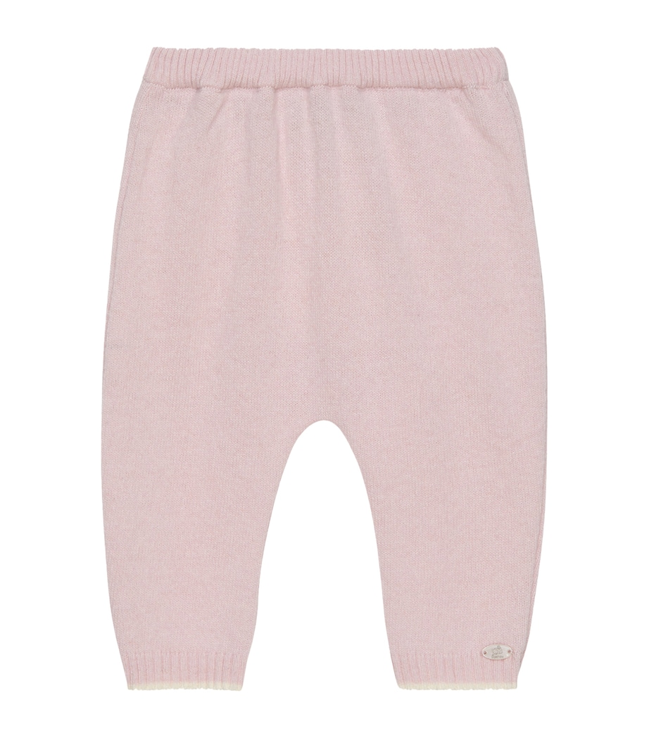 Wool-Blend Duck Intarsia Leggings (1-9 Months) PALE PINK Image 1