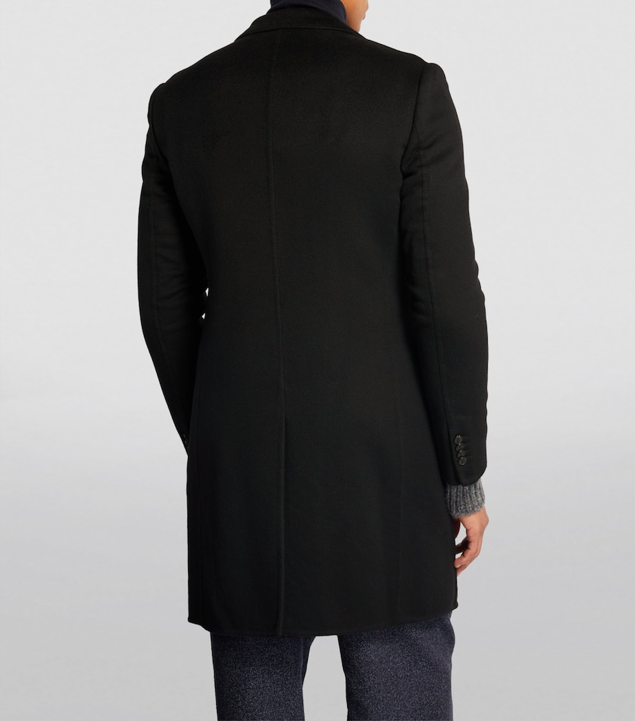 Cashmere Single-Breasted Coat UC99 Image 3