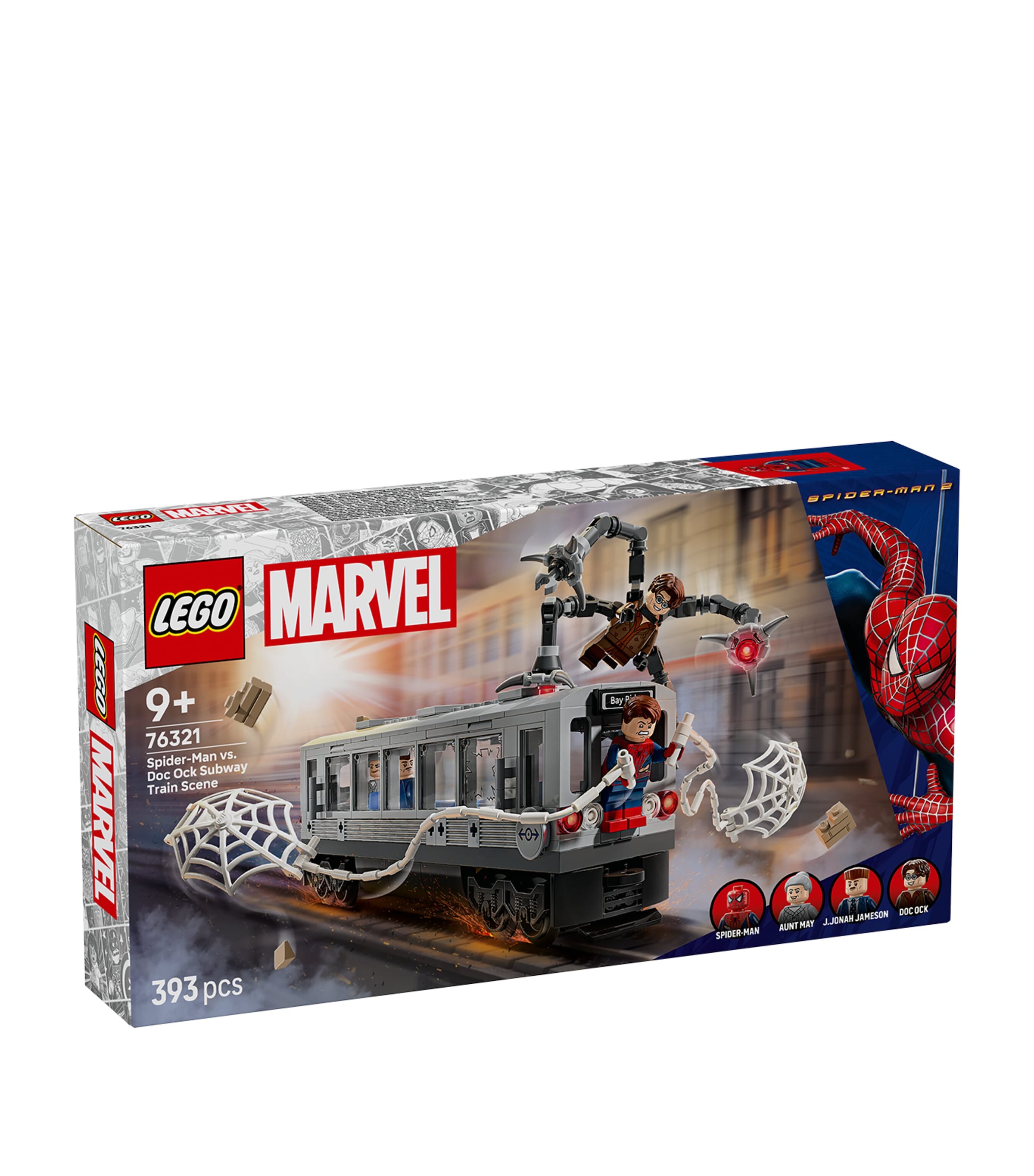 LEGO Marvel Spider-Man vs. Doc Ock Subway Train Scene 76321 MULTI Image 2