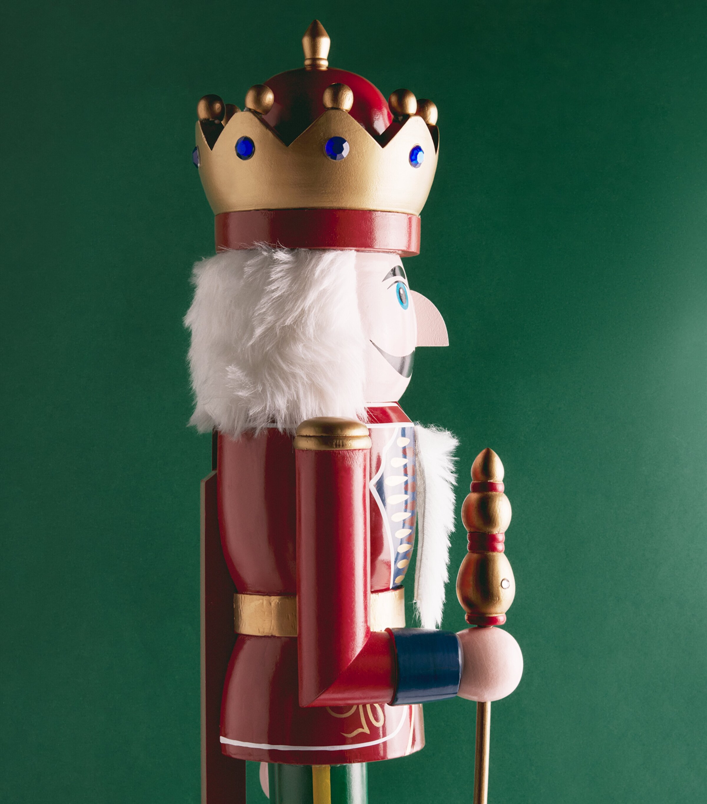 Harrods Wood Nutcracker Ornament Image 2