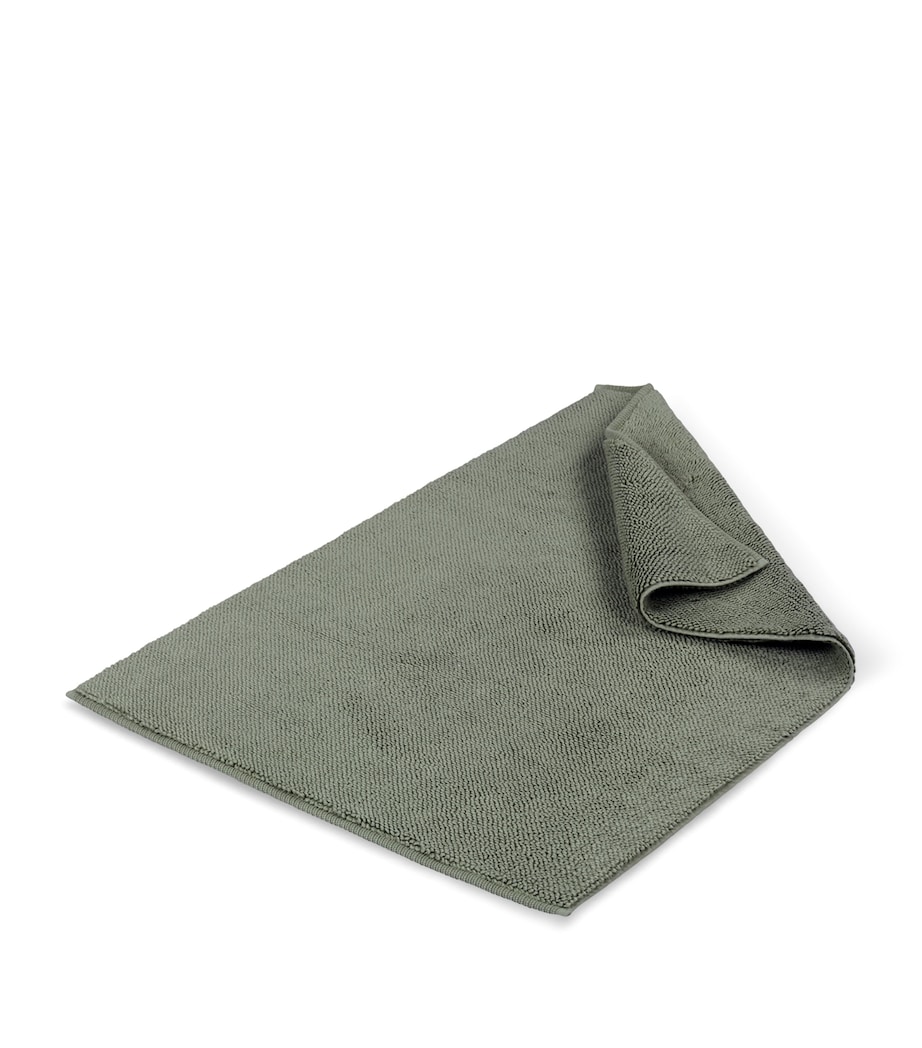 Organic Cotton Pera Bath Mat (60cm x 95cm) MOSS Image 1