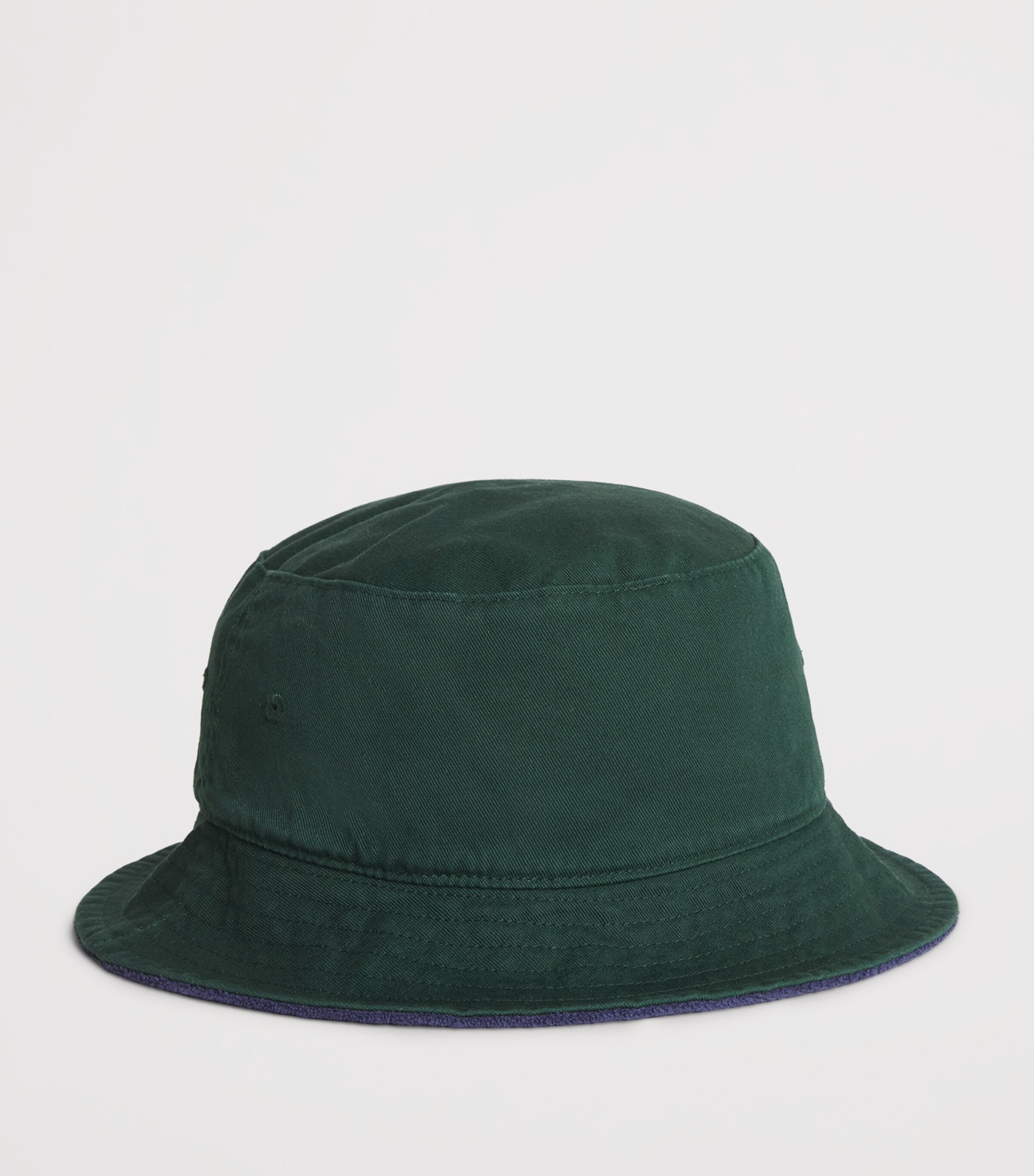 x Wimbledon Embroidered Bucket Hat REFINED NVY/CLLG GRN Image 3