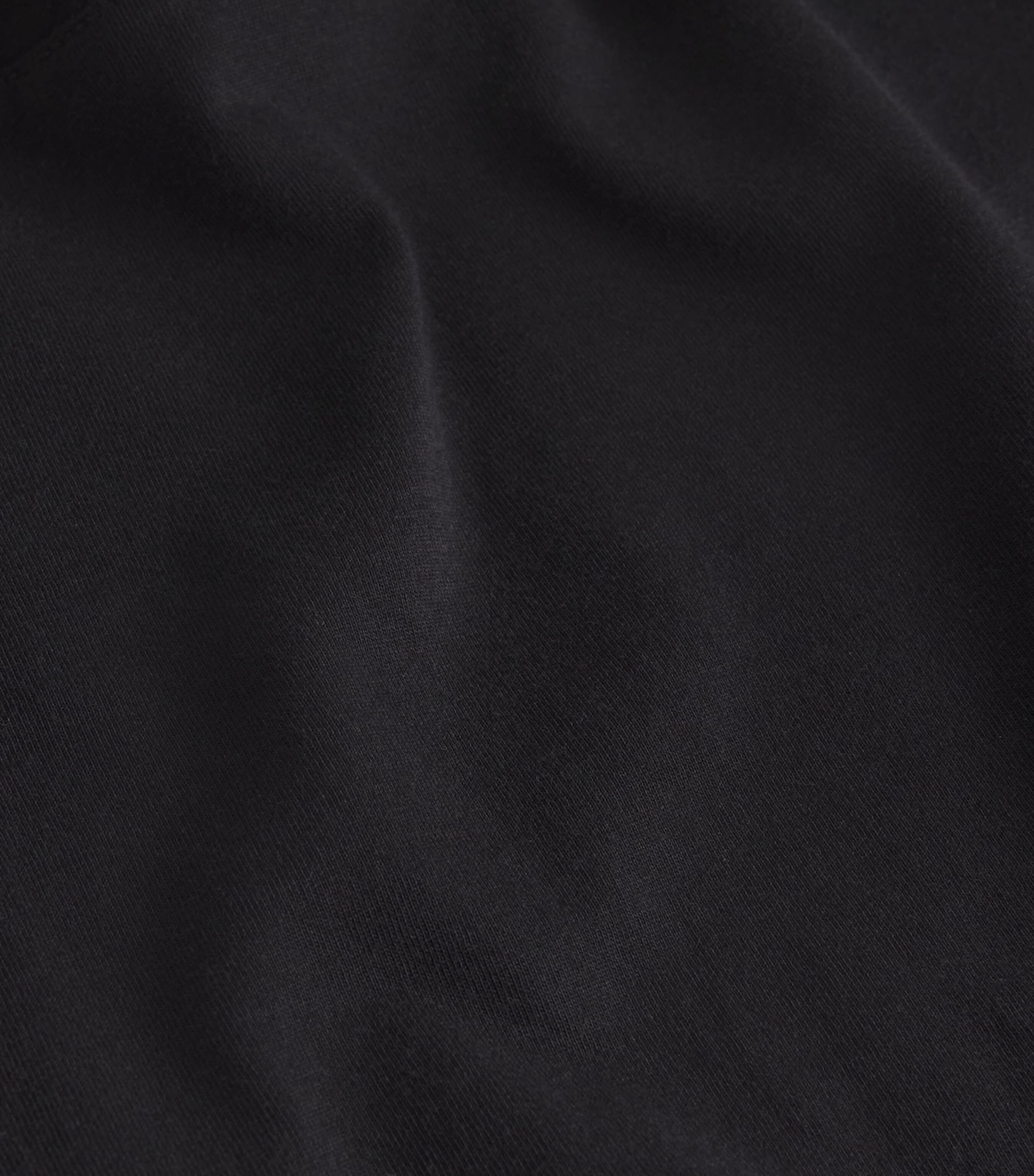 Pima Cotton Sorden T-Shirt BLACK W1086 Image 5