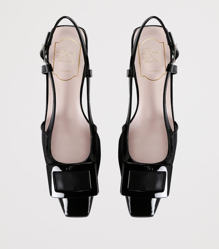 Belle Vivier Slingback Pumps 45 BLACK Image 4