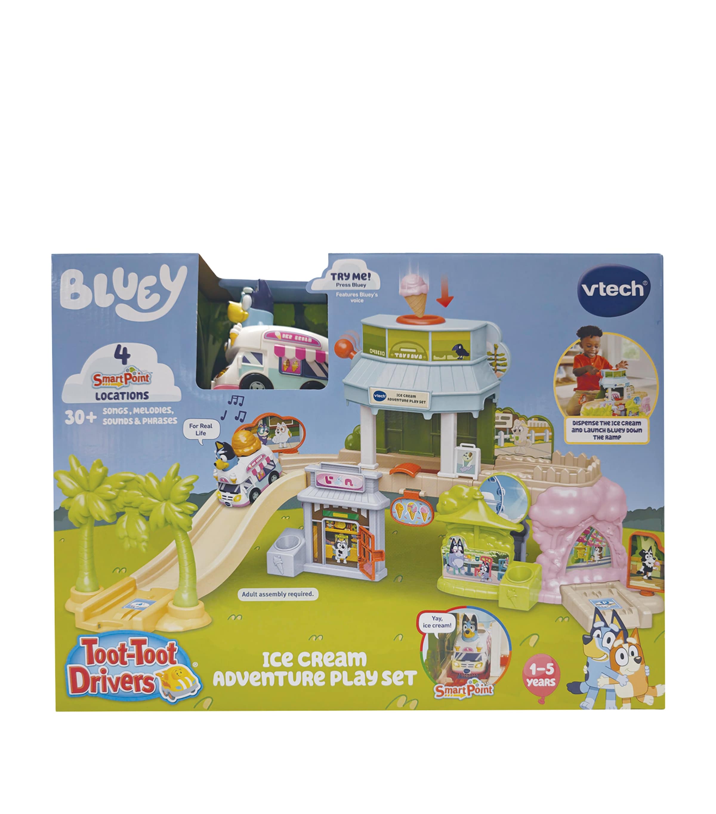 VTech Toot-Toot Drivers Bluey: Ice Cream Adventure Play Set Image 6
