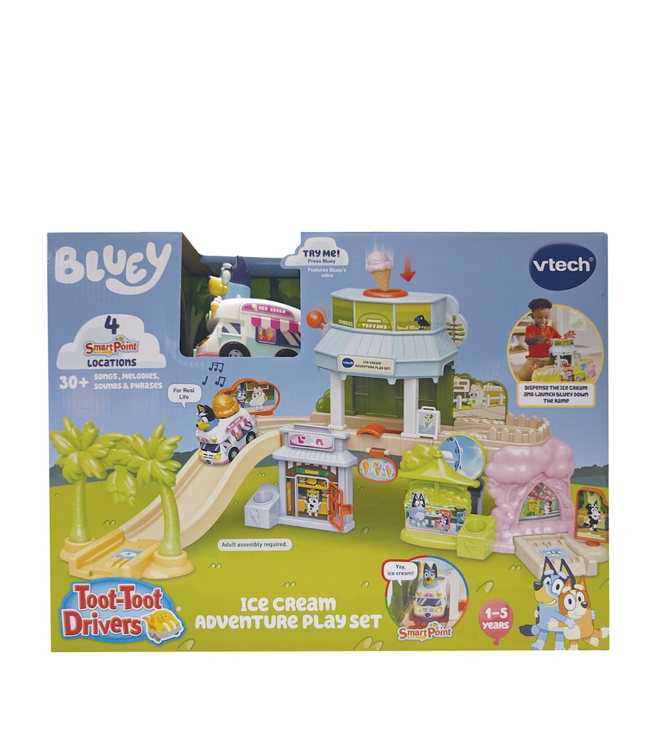 VTech Toot-Toot Drivers Bluey: Ice Cream Adventure Play Set Image 6
