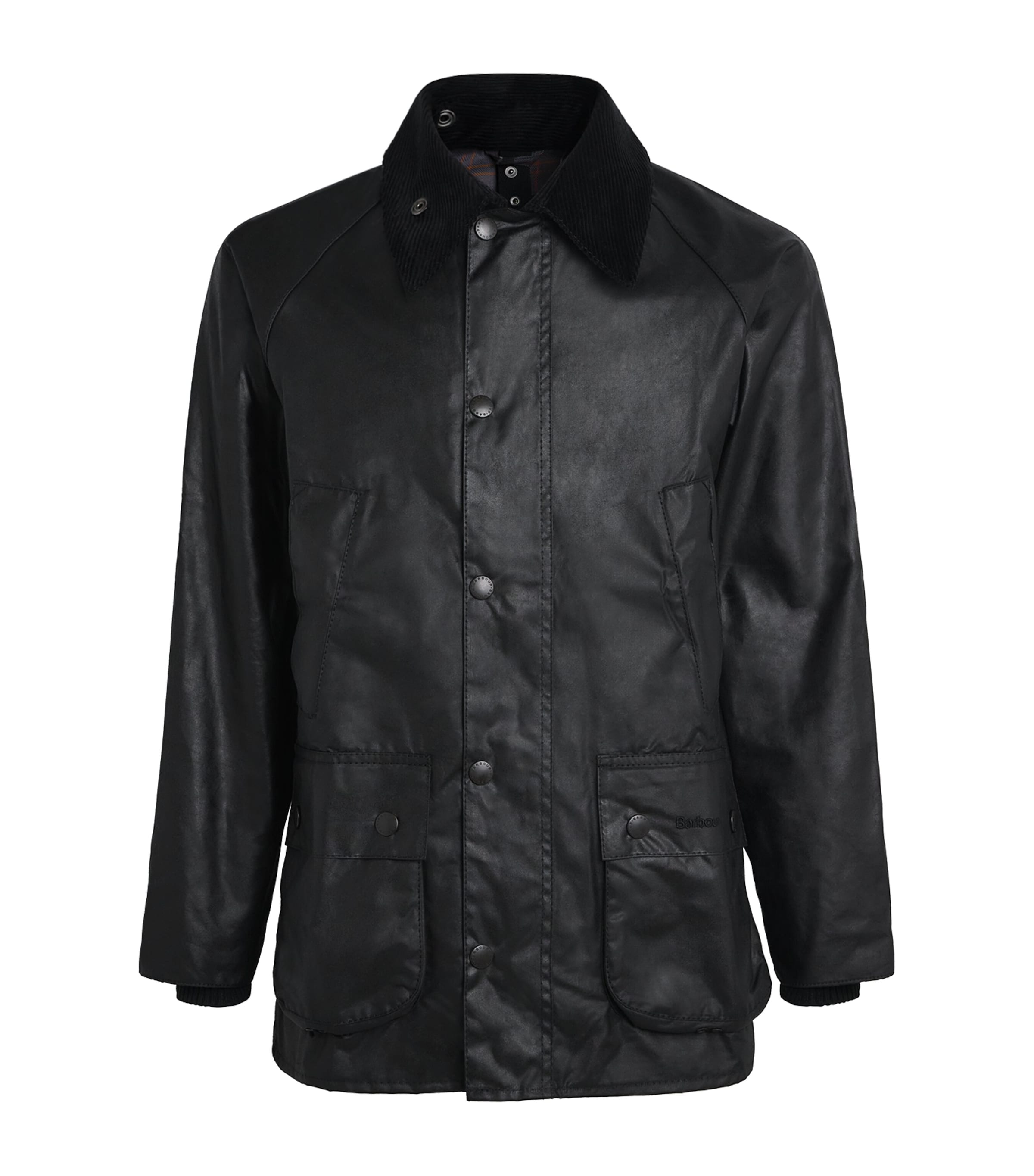 Waxed Bedale Jacket BLACK Image 1