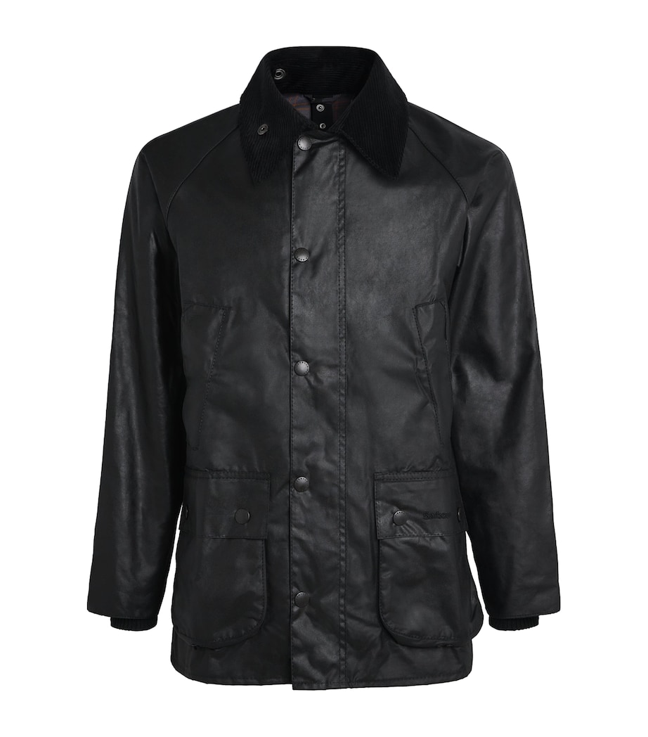 Waxed Bedale Jacket BLACK Image 1